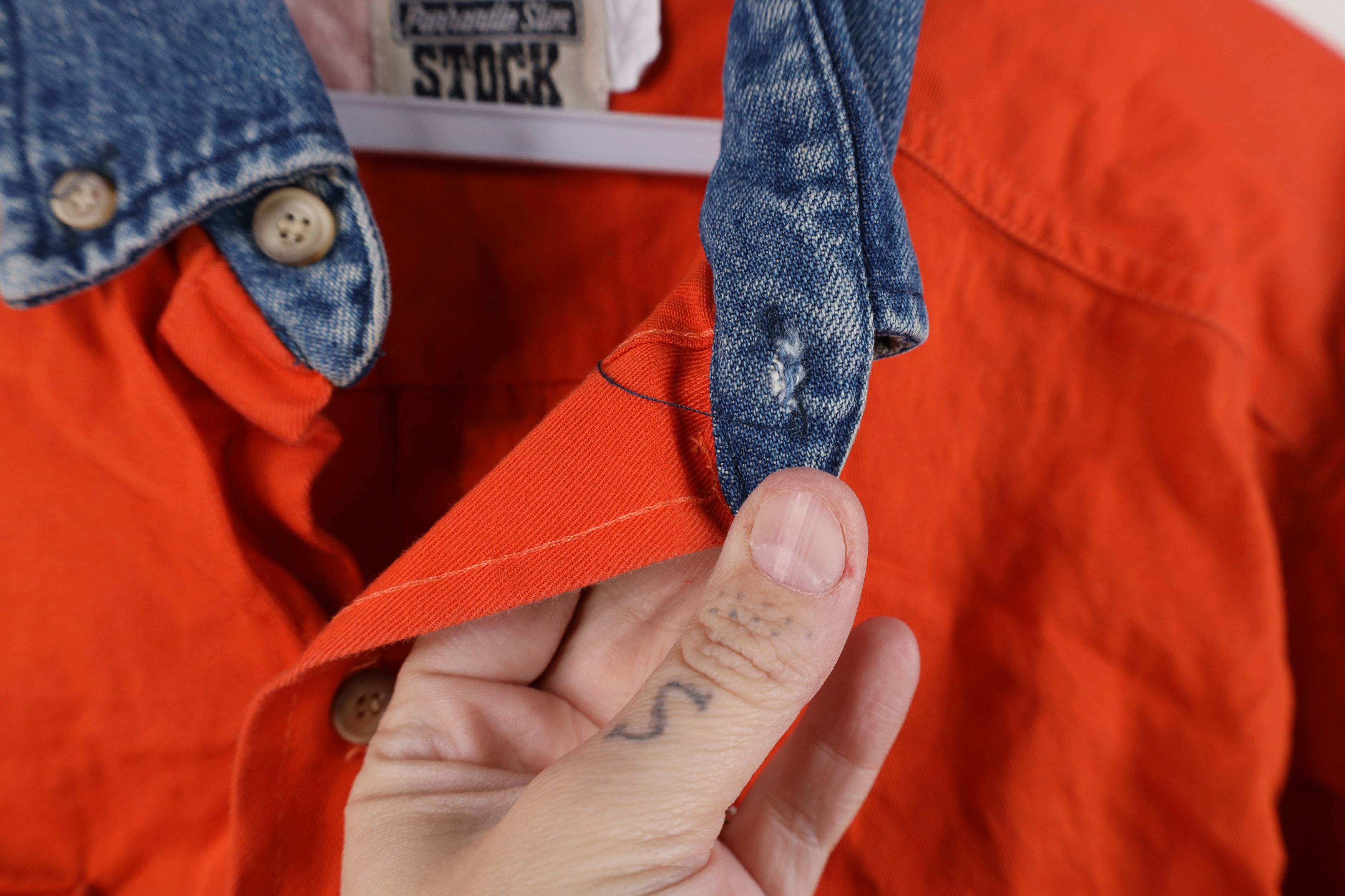 Vintage Vintage 90s Western Rodeo Collar Twill Button Down Shirt Size US M / EU 48-50 / 2 - 8 Thumbnail