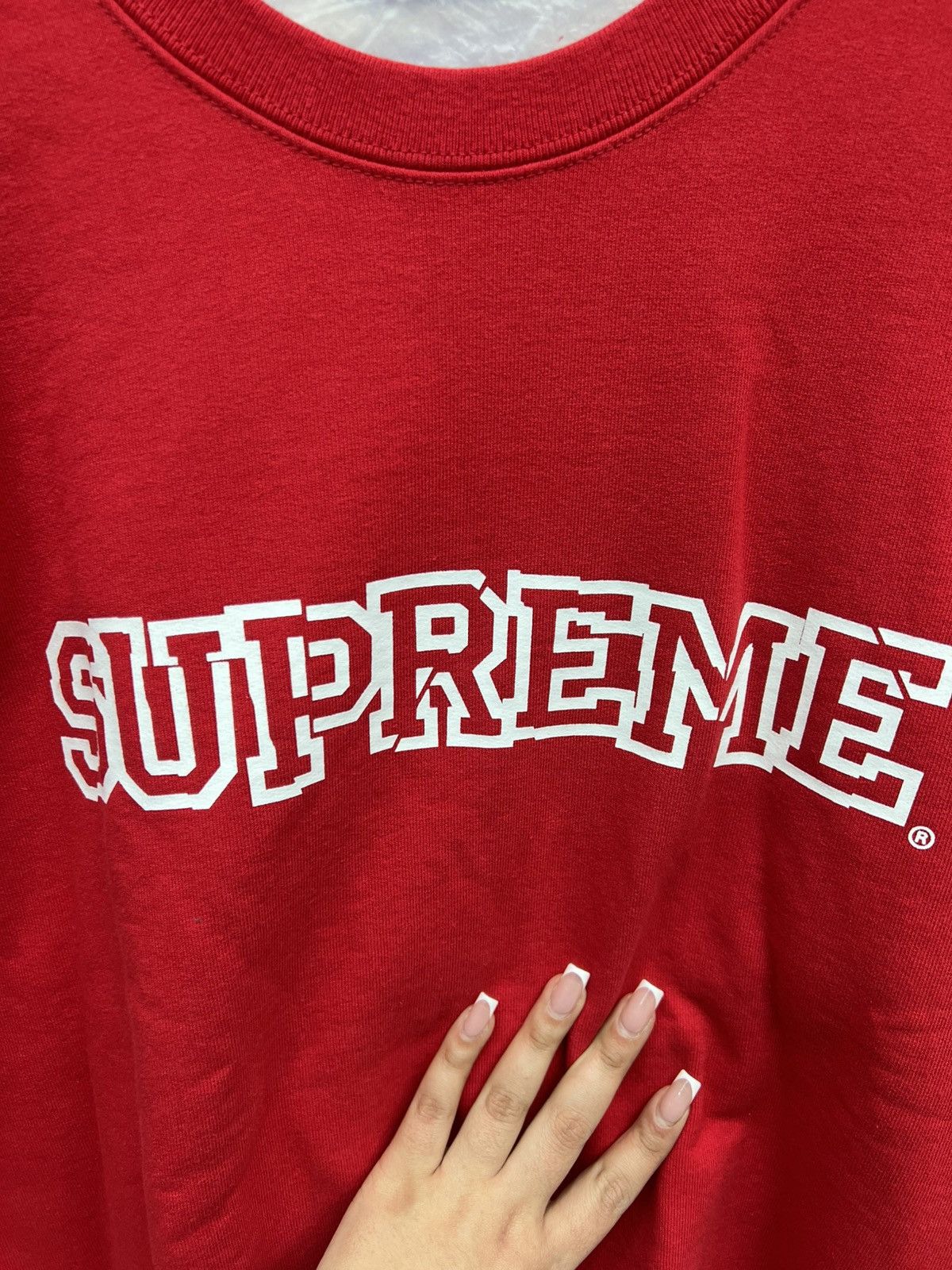 Supreme Supreme Shattered Logo Crewneck Size US XL / EU 56 / 4 - 6 Thumbnail
