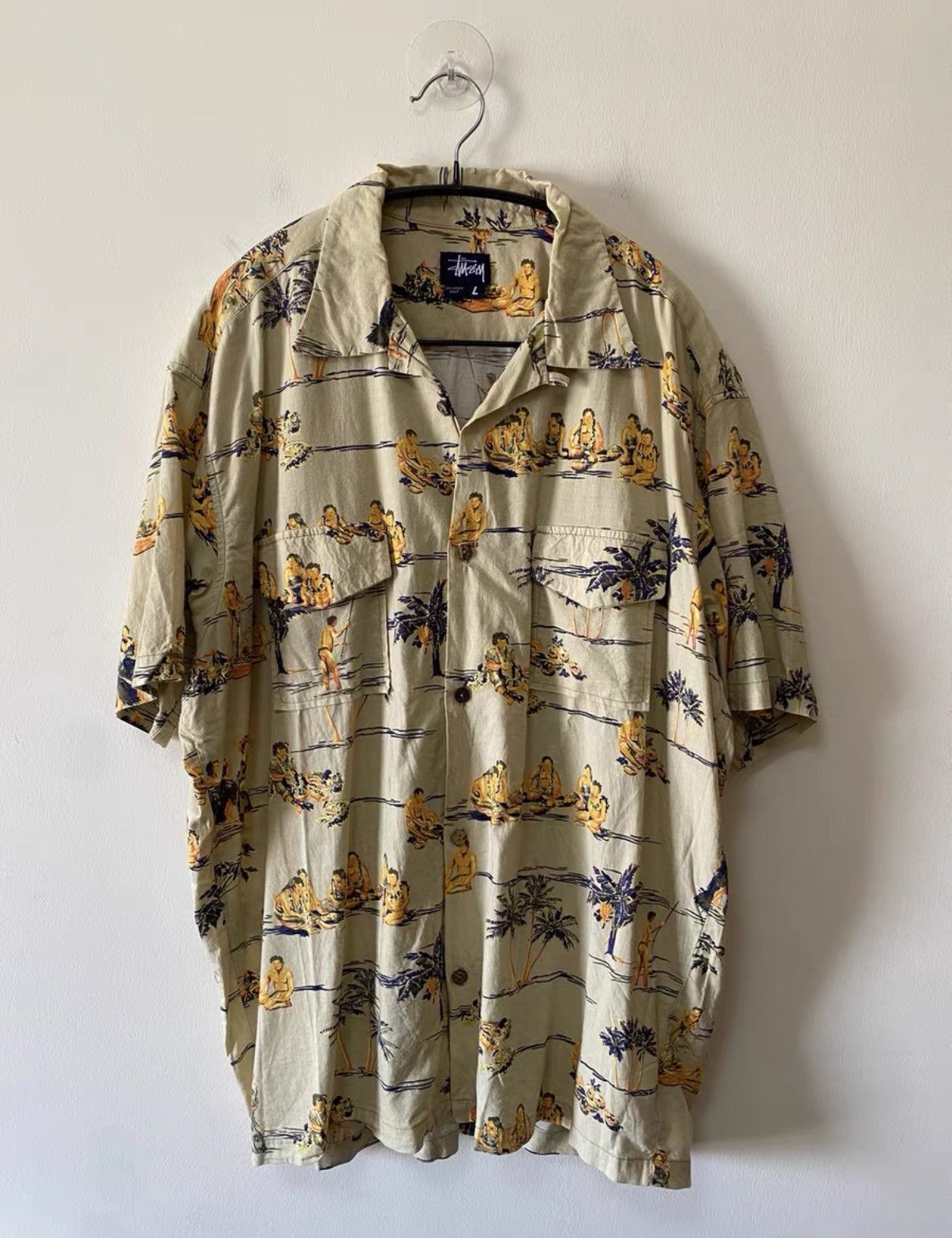 Stussy Vintage Stussy 90s Hawaii Shirt K7 Size US L / EU 52-54 / 3 - 1 Thumbnail