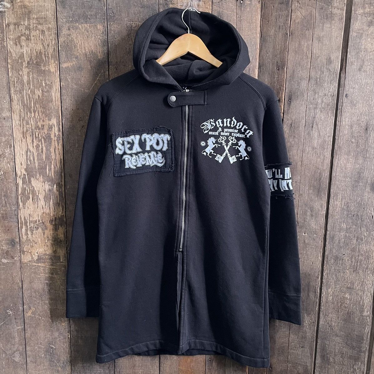 If Six Was Nine Sex Por Revenge Punk Long Hoodie Size L / US 10 / IT 46 - 1 Thumbnail
