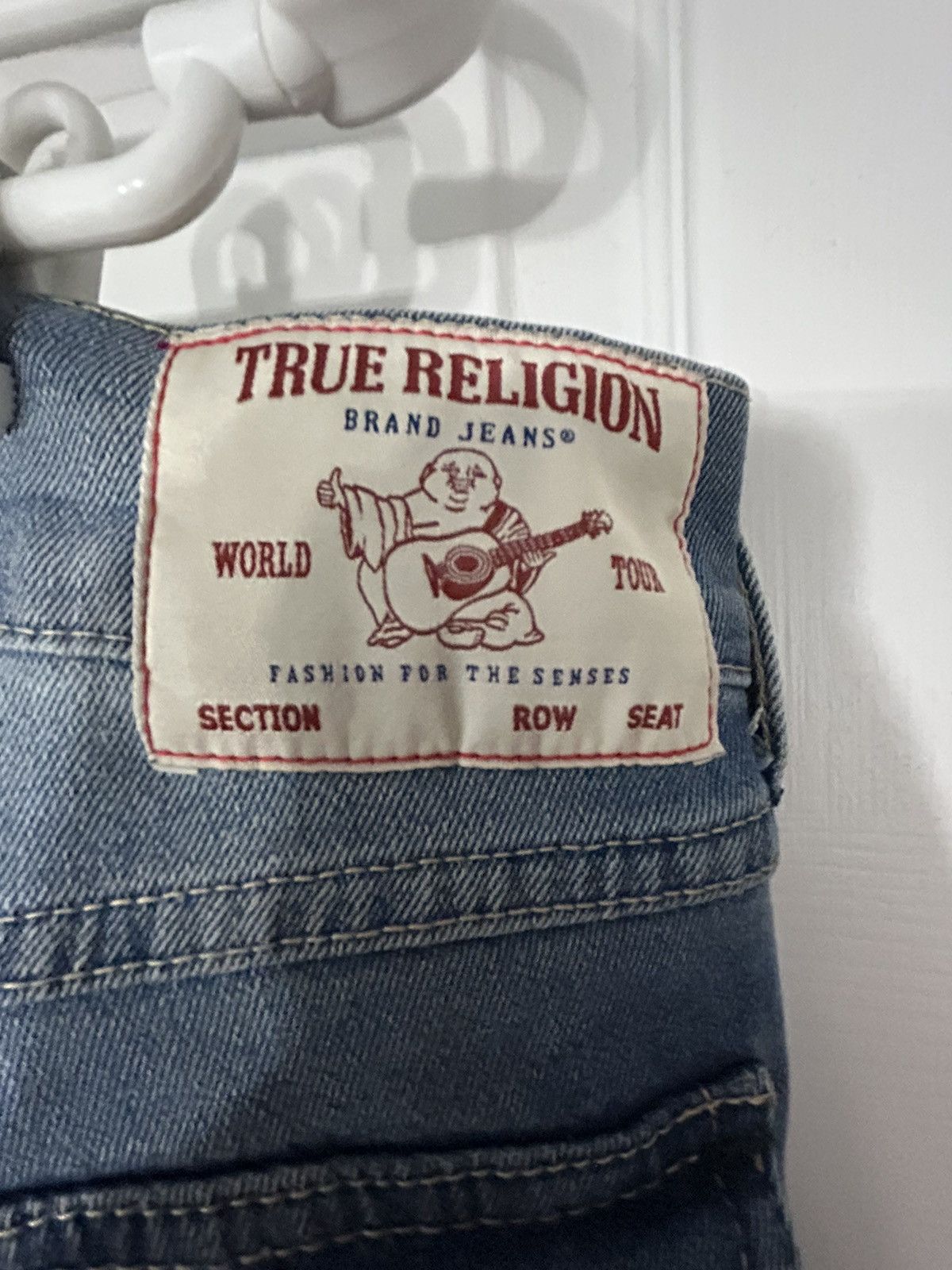 image of Ricky True Religion Jeans in Mid Denim, Men's (Size 33)