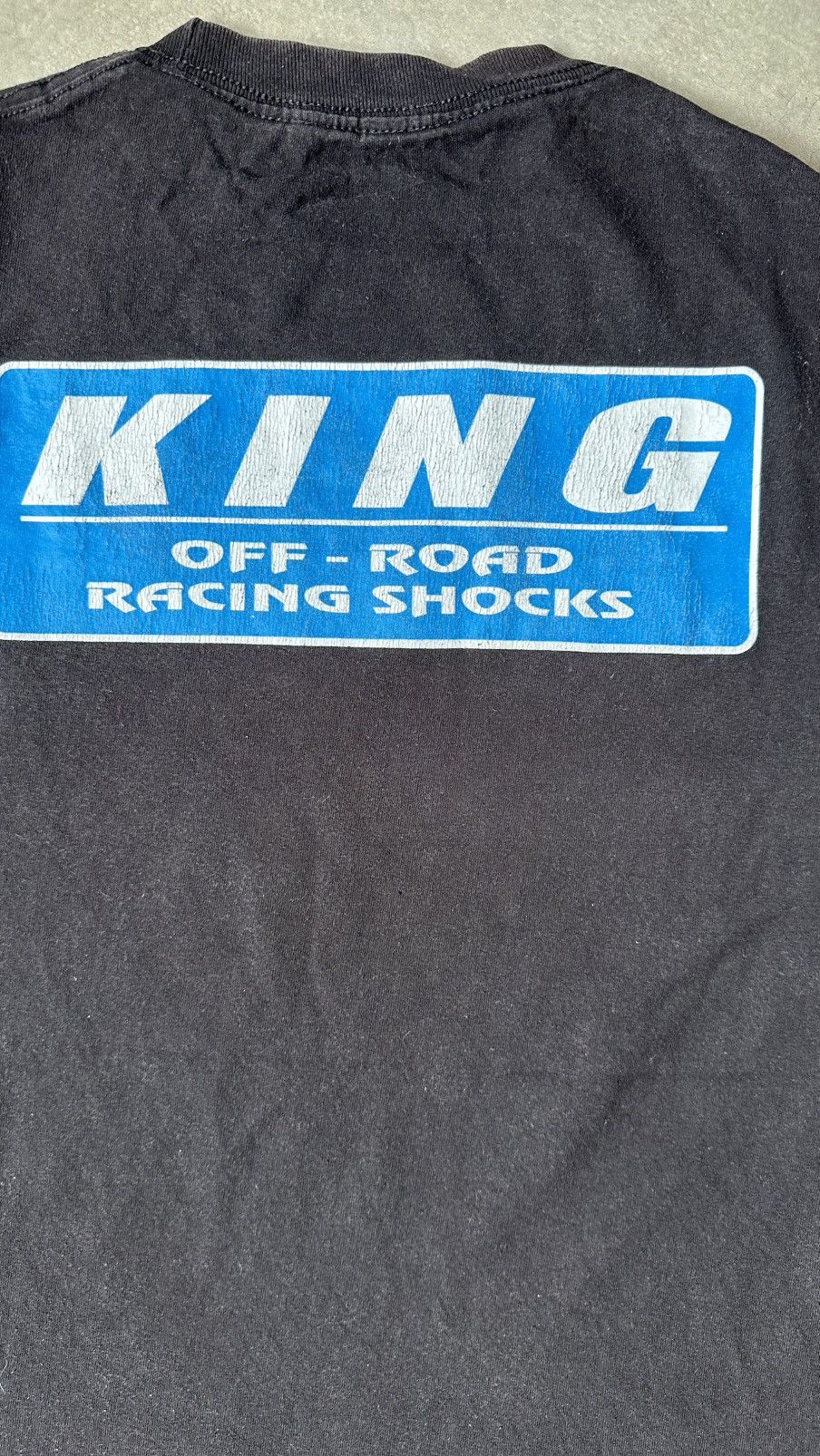 King VINTAGS SUN FADED KING SHOCKS RACING LOGO TEE Size US M / EU 48-50 / 2 - 6 Thumbnail