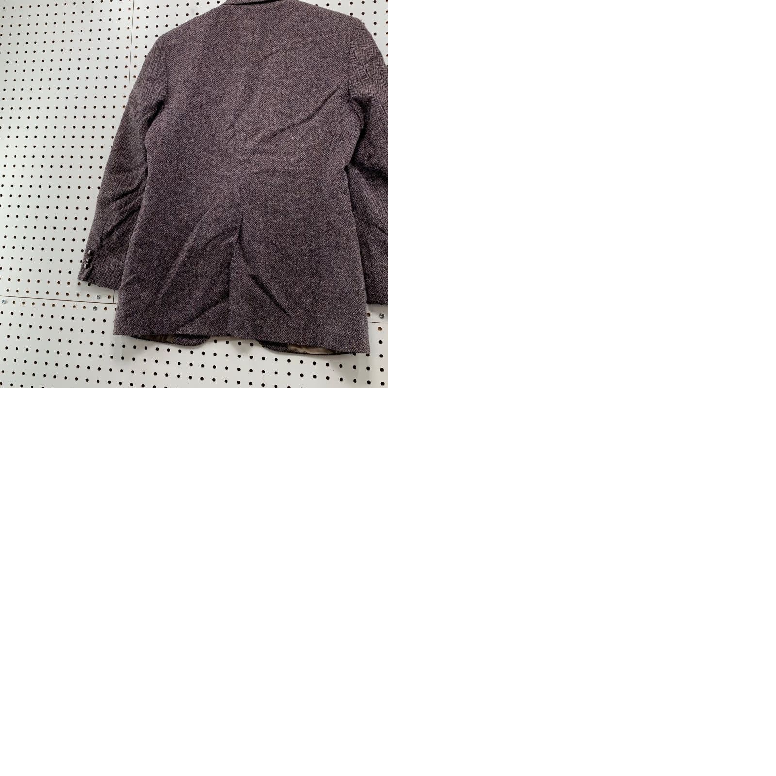 Vintage VINTAGE Bachrach Blazer Men 39R Brown Herringbone Wool Tweed 2 Button Notch Lapel Vintage Wool Blazer Mens 39R Brown Herringbone Size 40R - 10 Thumbnail