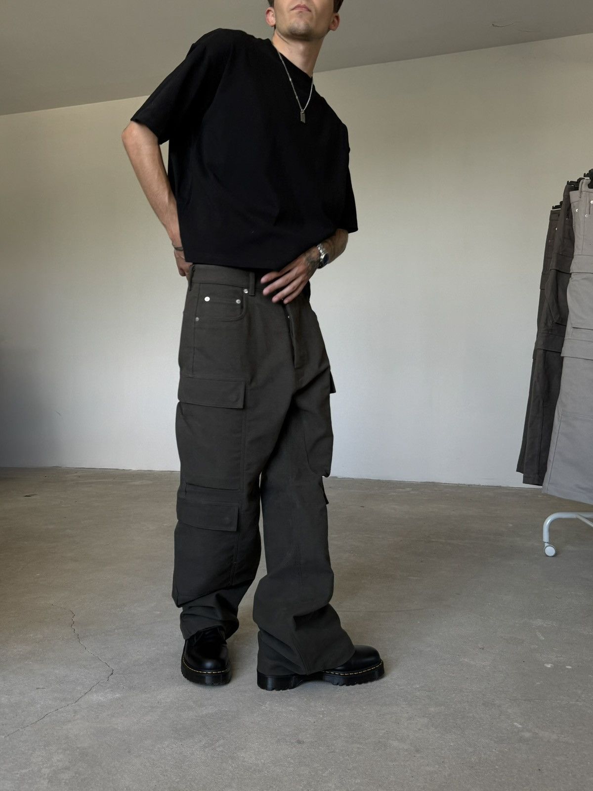 Rick Owens FW25 Rick Owens Double Cargo Pants Size US 32 / EU 48 - 9 Thumbnail