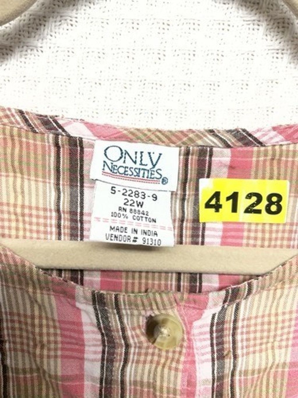 Other VTG Only Necessities Housecoat Vendoor House Dress Women 22W Size 3XL / US 20-22 - 2 Thumbnail