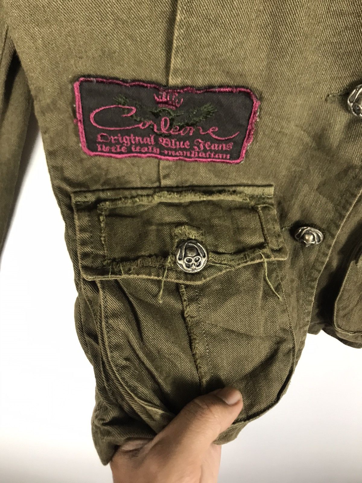 Japanese Brand 🔥Nice Design Corleone Destressed Style Button Jacket Size XS / US 0-2 / IT 36-38 - 7 Thumbnail