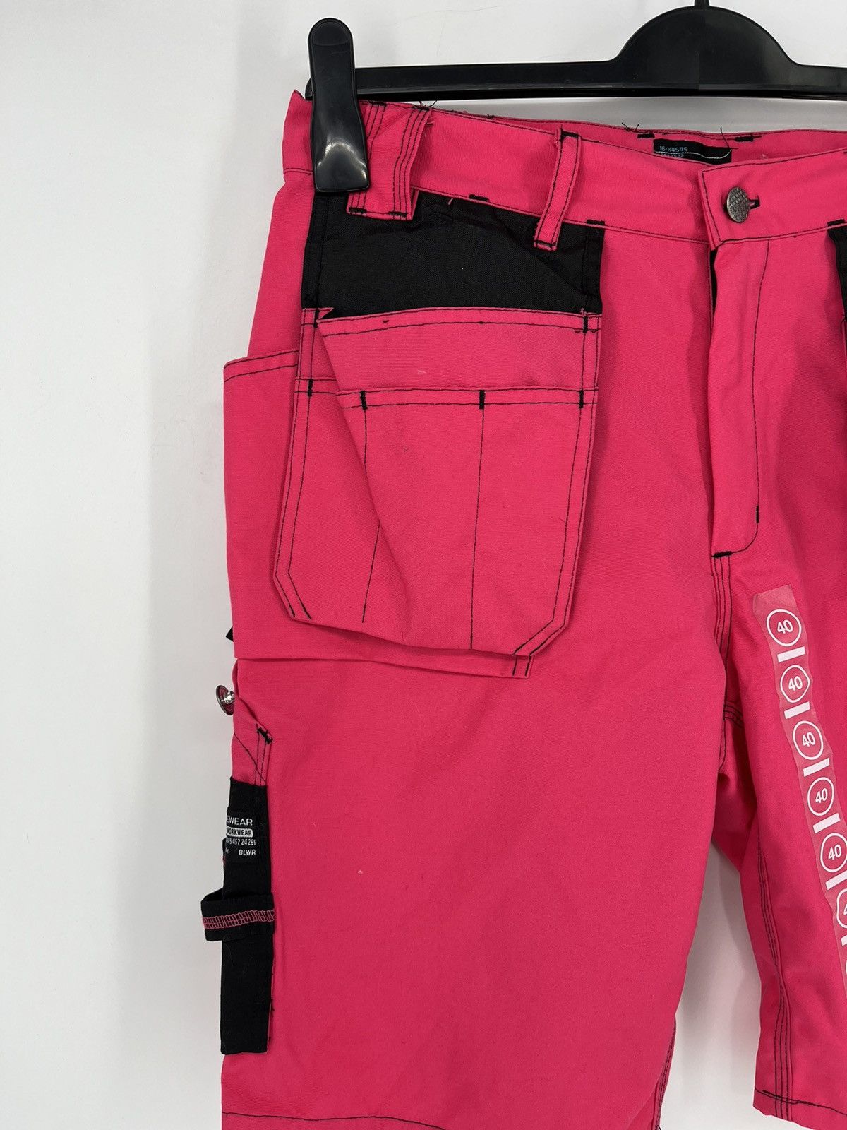 Global Work Bluewear Rough Workwear Holster Cargo Multi Pocket Shorts Size US 32 / EU 48 - 3 Thumbnail