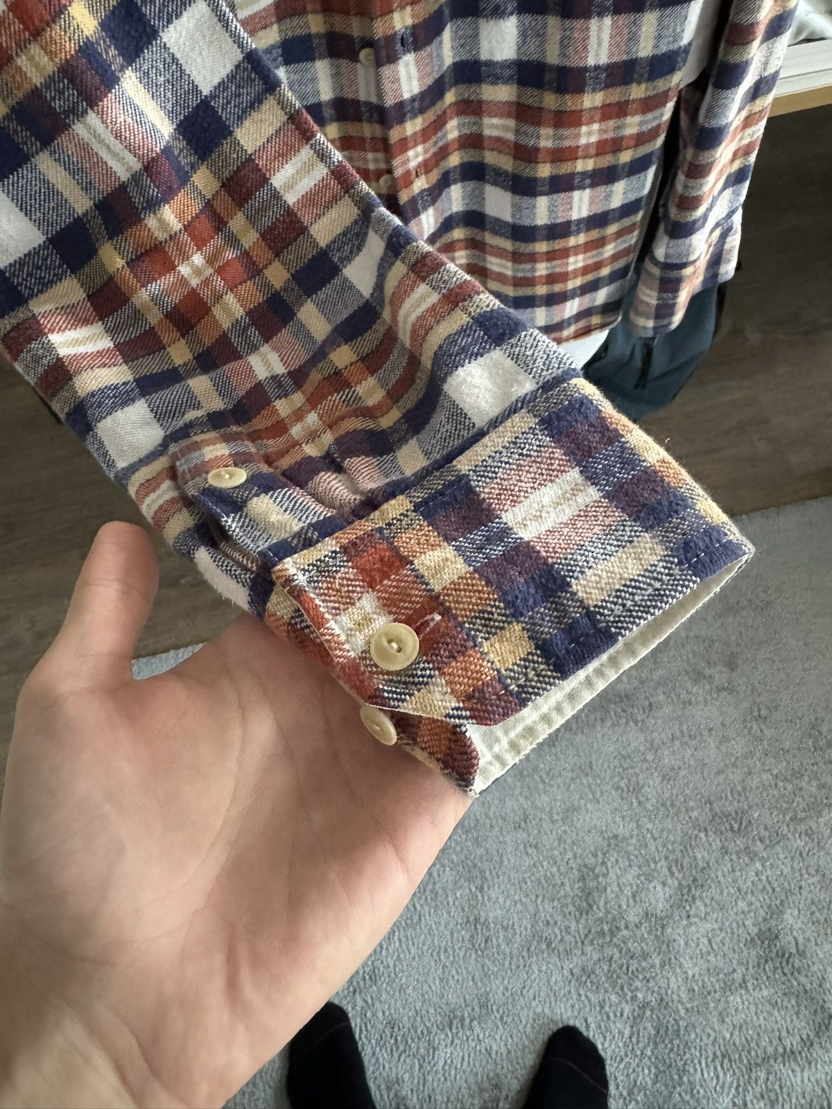 Visvim Black Elk Flannel (Brushed Giza) Size US L / EU 52-54 / 3 - 5 Thumbnail