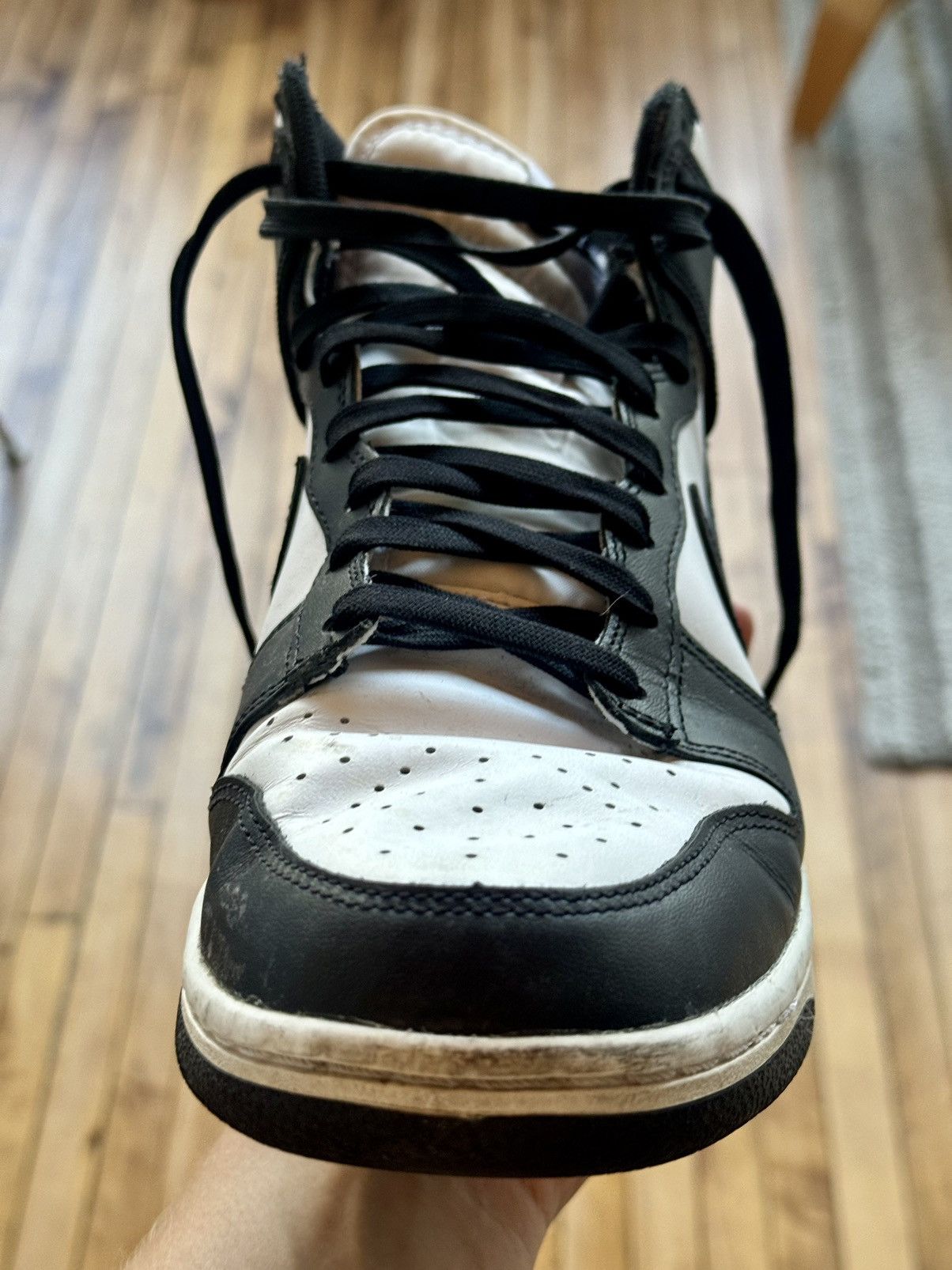 Nike Nike Dunk High Retro “Panda” Size US 11 / EU 44 - 3 Thumbnail