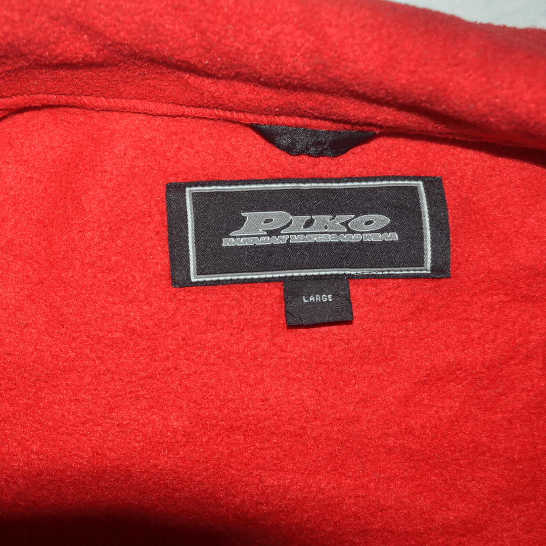 Vintage Piko Surfing Fleece Jacket Size US L / EU 52-54 / 3 - 8 Thumbnail