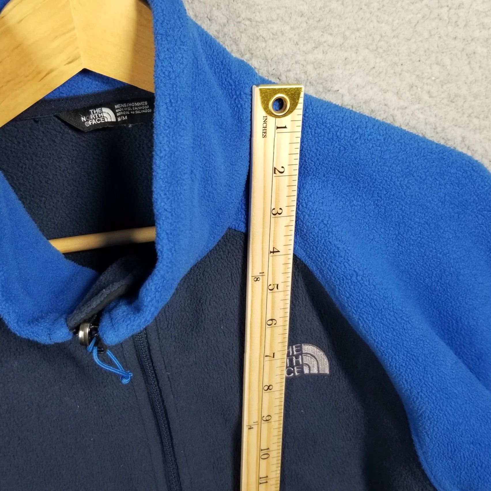The North Face The North Face Jacket Mens Medium Blue Fleece Full Zip Lightweight Outdoor Hiking Size US M / EU 48-50 / 2 - 6 Thumbnail