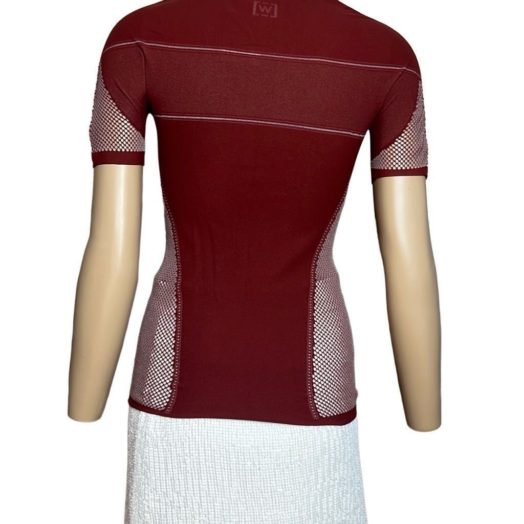 Wolford NWT Wolford Zen Shirt Short Sleeves Currant Xs Size XS / US 0-2 / IT 36-38 - 7 Thumbnail