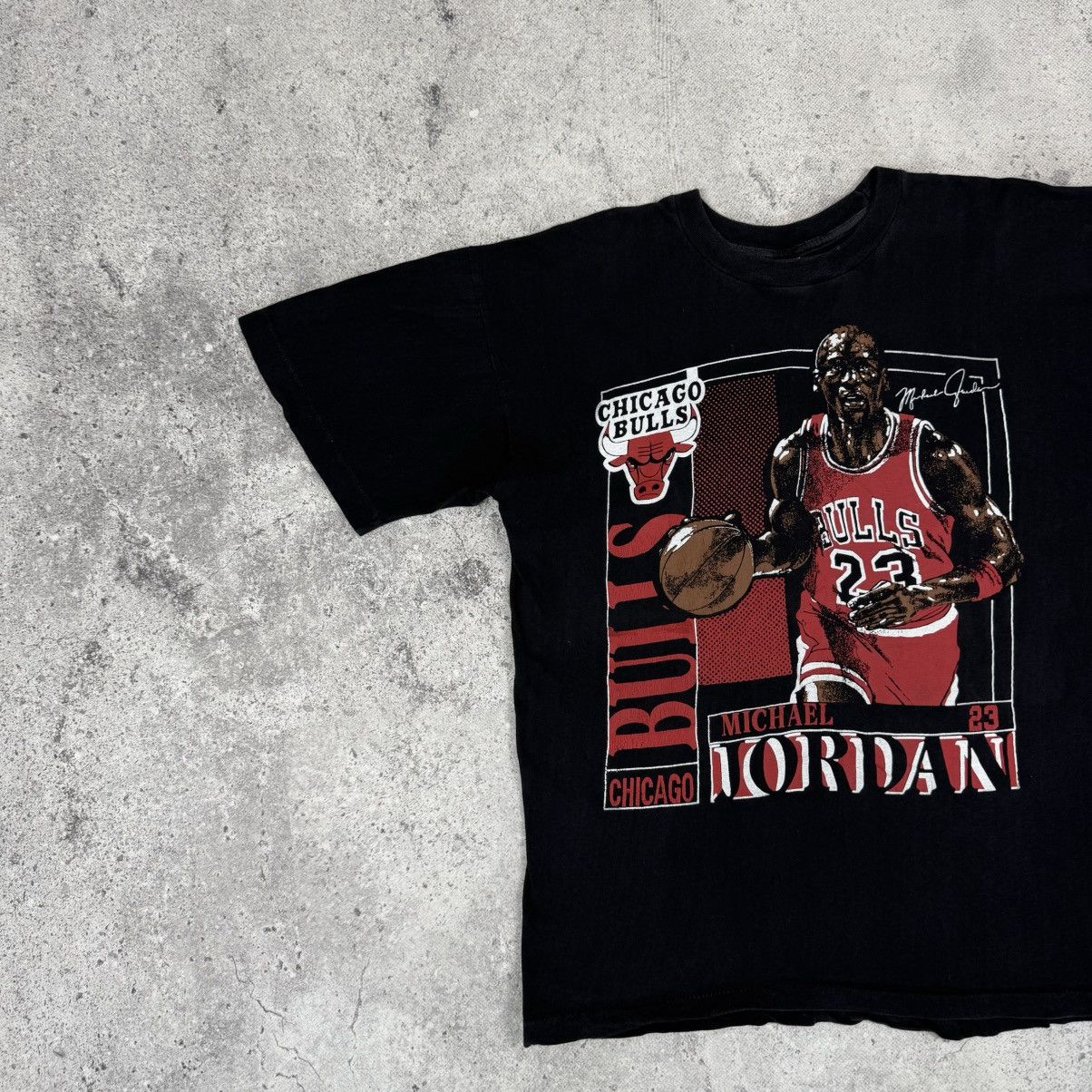 NBA Vintage 90s Chicago Bulls NBA Michael Jordan T Shirt Tee Size US XXL / EU 58 / 5 - 4 Thumbnail