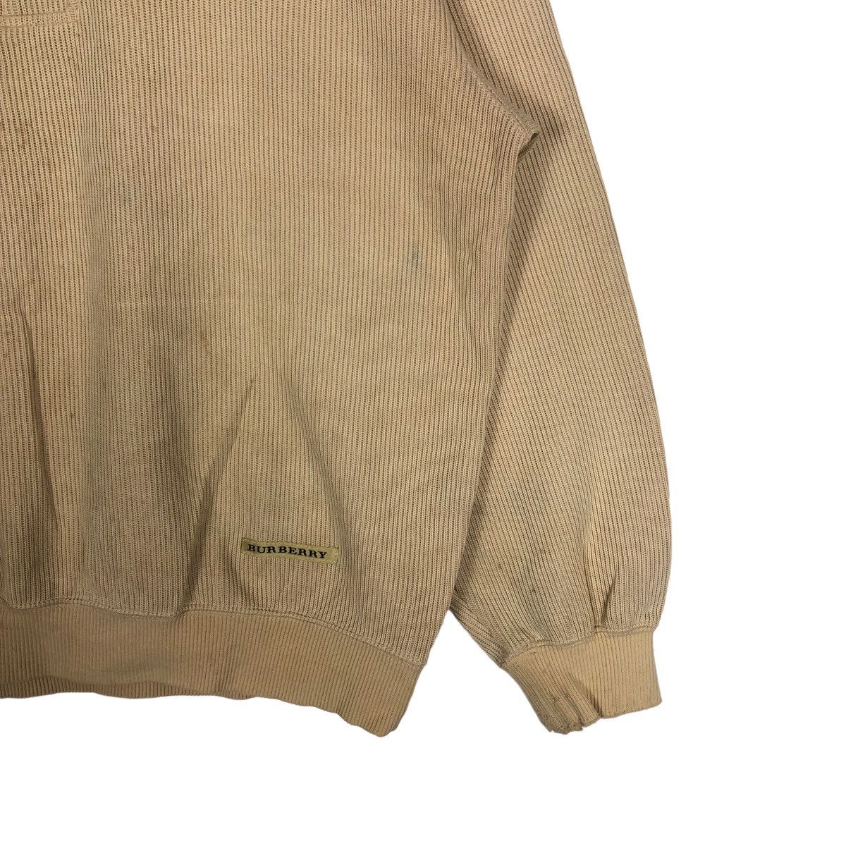 Burberry 🔥90’s Vintage Burberry Collar Sweatshirt Knit Streetwear Size US L / EU 52-54 / 3 - 7 Thumbnail