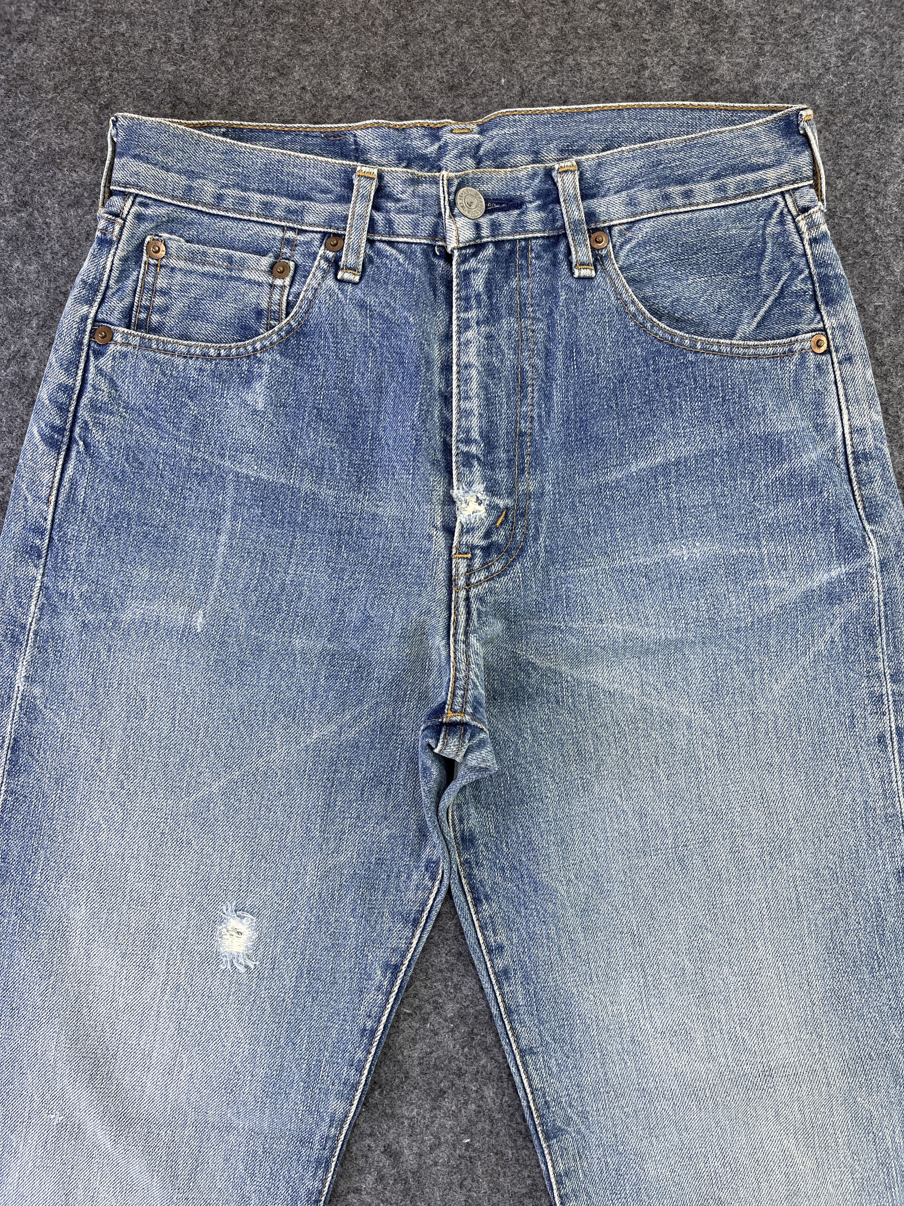 Levi's 90’s Vintage Levis 502 Selvedge Jeans - J915 Size US 29 - 3 Thumbnail