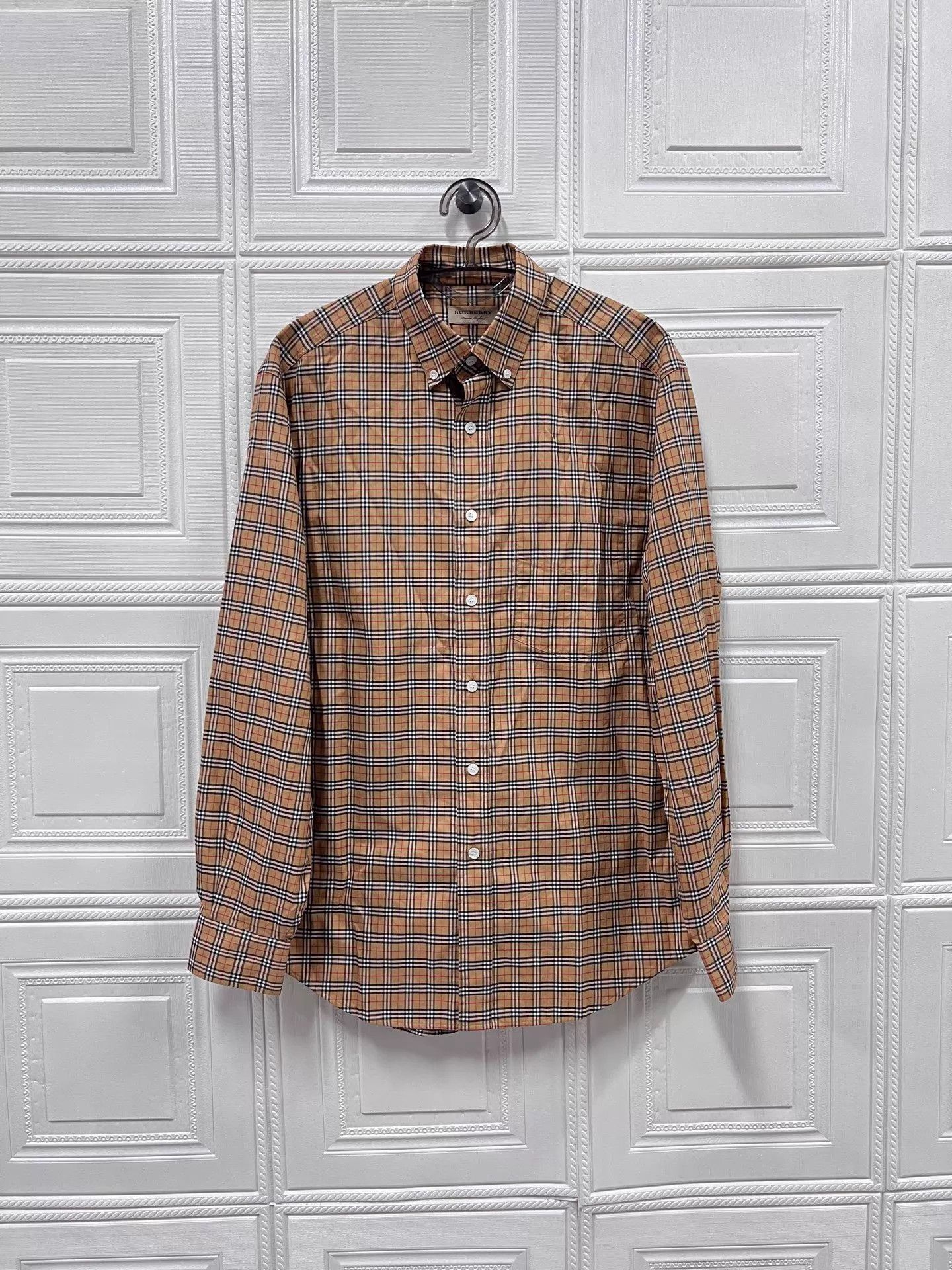 Burberry Burberry Check Cotton LS Shirt S 99 New Size US S / EU 44-46 / 1 - 1 Thumbnail