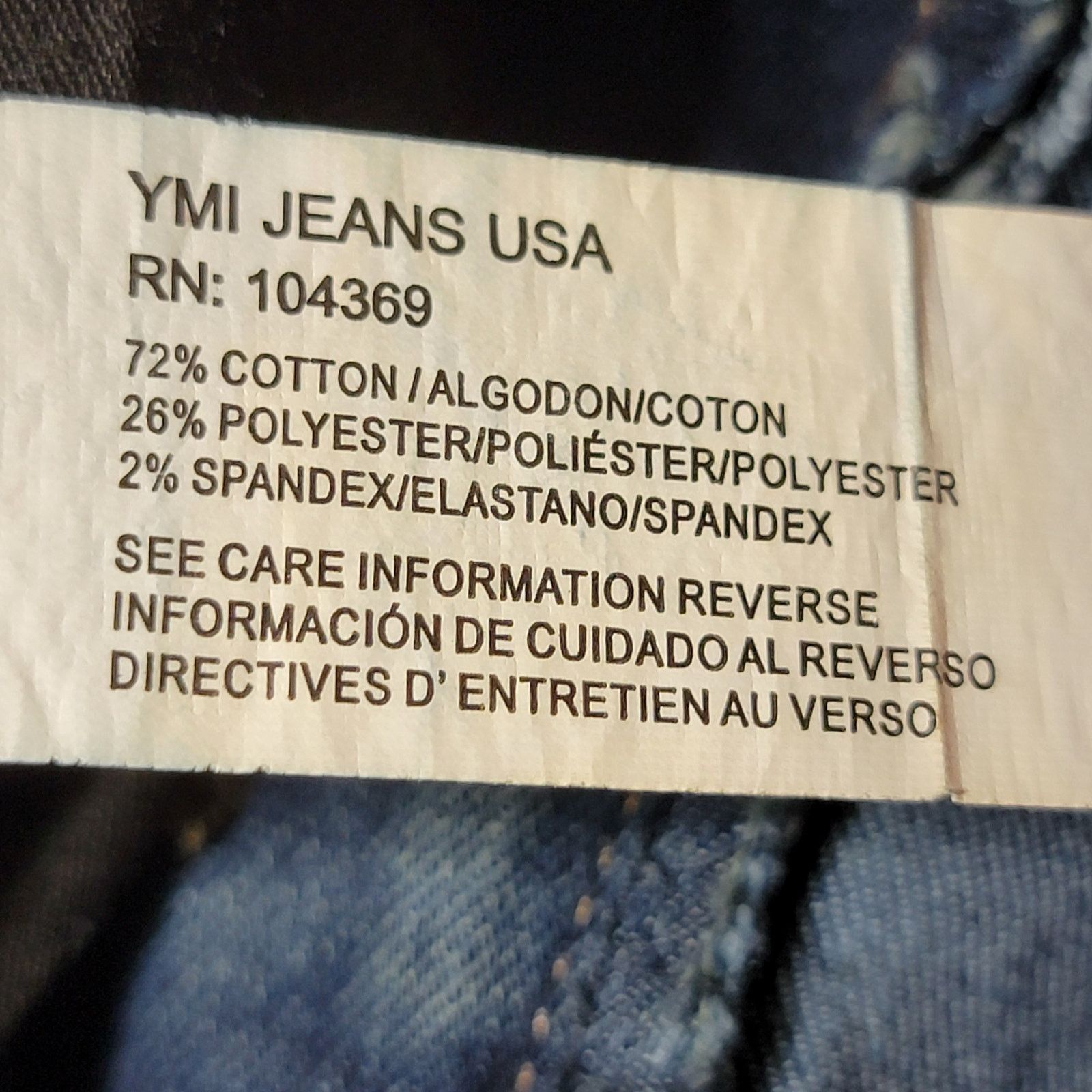 Other YMI Junior Low-Rise Skater Wide Leg Jeans - Size 5/27 Size 28" / US 6 / IT 42 - 7 Thumbnail