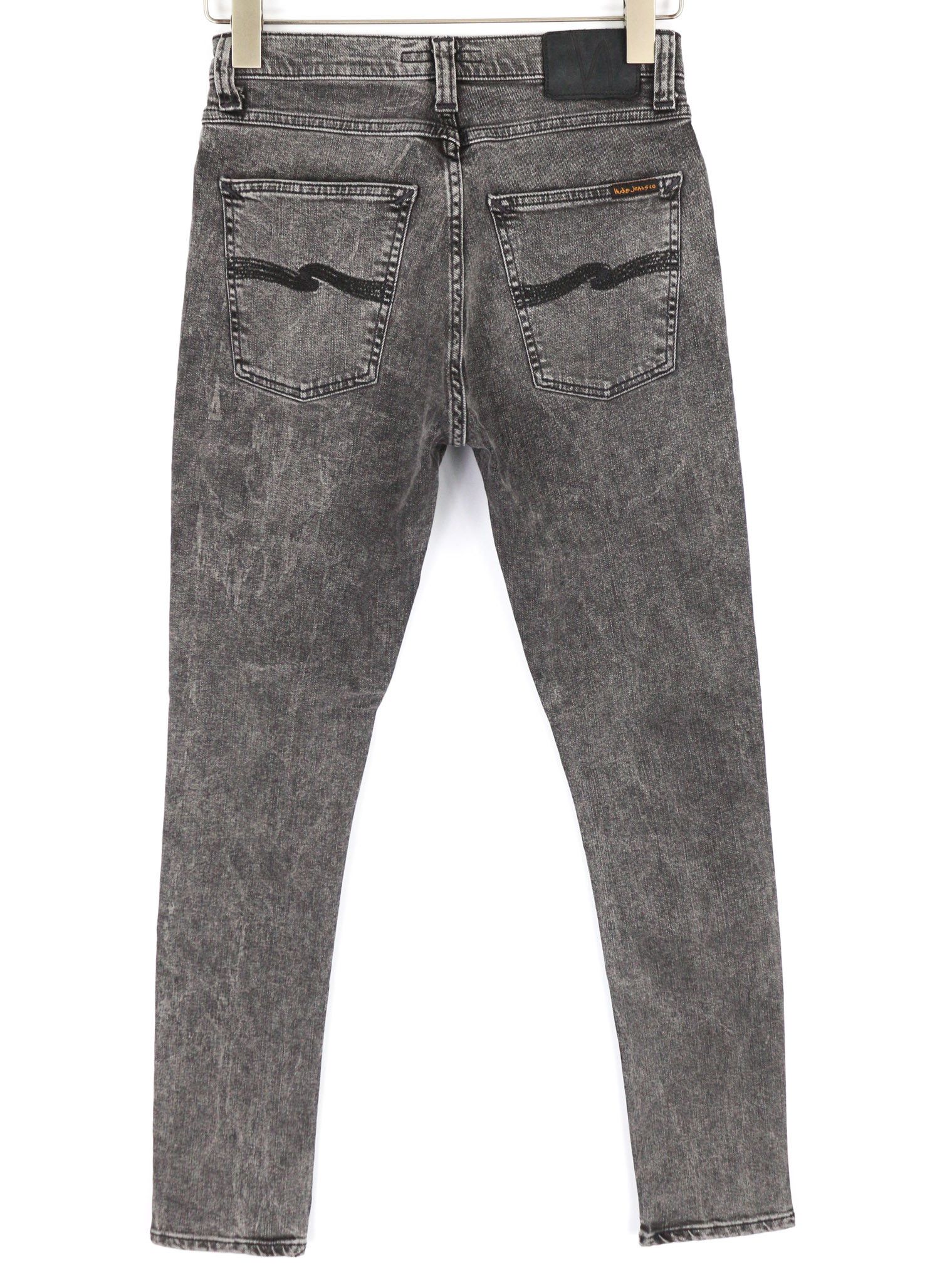Nudie Jeans PILE LED W28/L30 Grey Marble Organic Skinny Washed 81904 Size US 28 / EU 44 - 2 Thumbnail