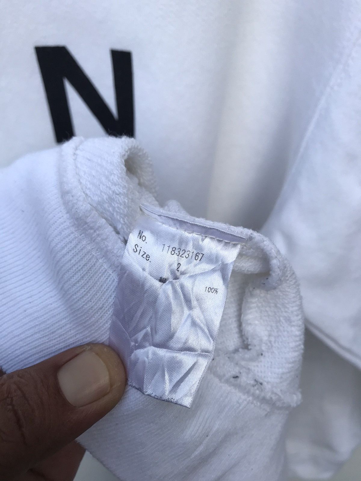 Number (N)ine Number Nine Japan Music Notes Streetwear Sweatshirt Size US M / EU 48-50 / 2 - 13 Thumbnail