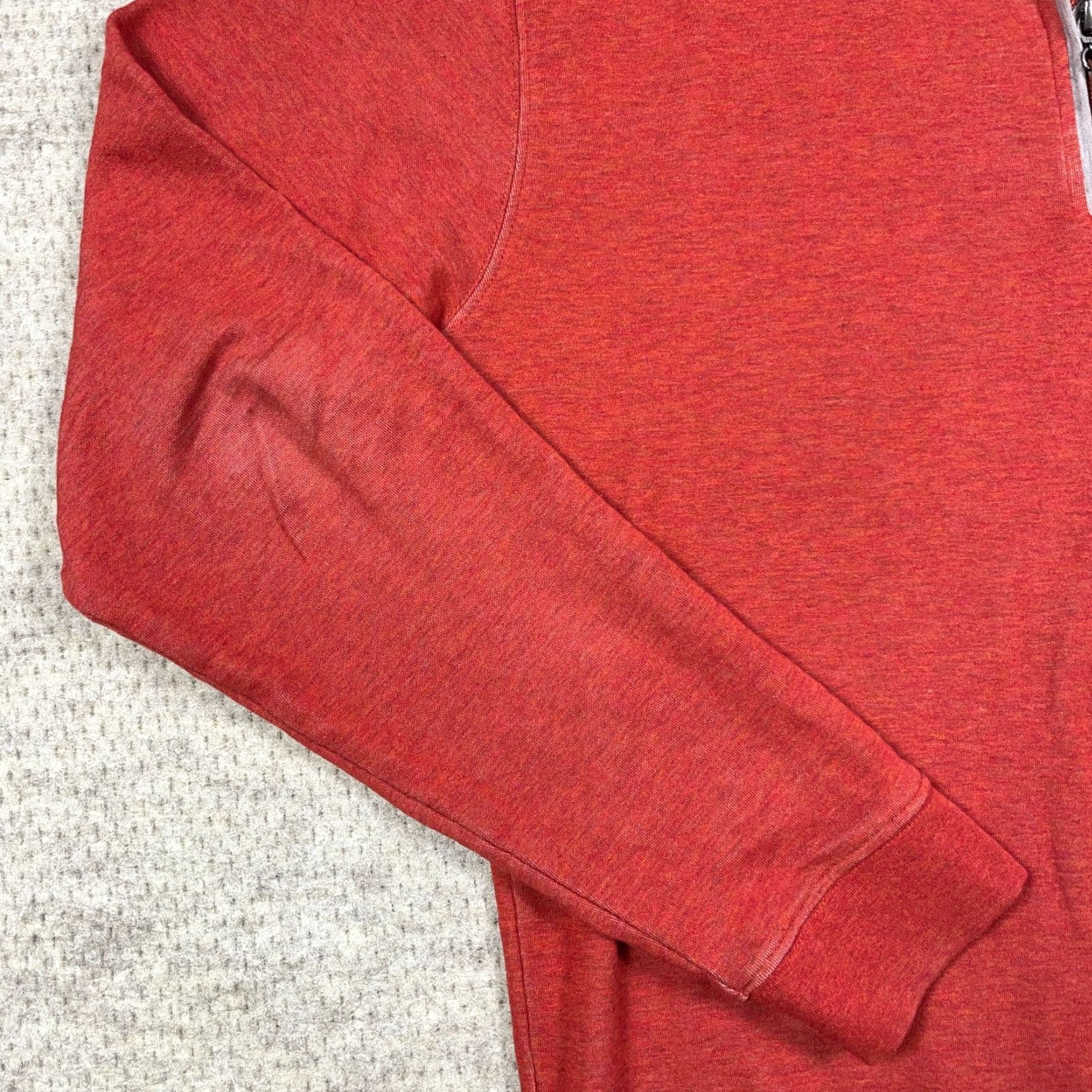johnnie-O Johnnie-O Sweater Men Medium Orange Pullover 1/4 Zip Knit N/A Golf Logo Embroidered Mock Neck Casual Vintage No Size US M / EU 48-50 / 2 - 4 Thumbnail