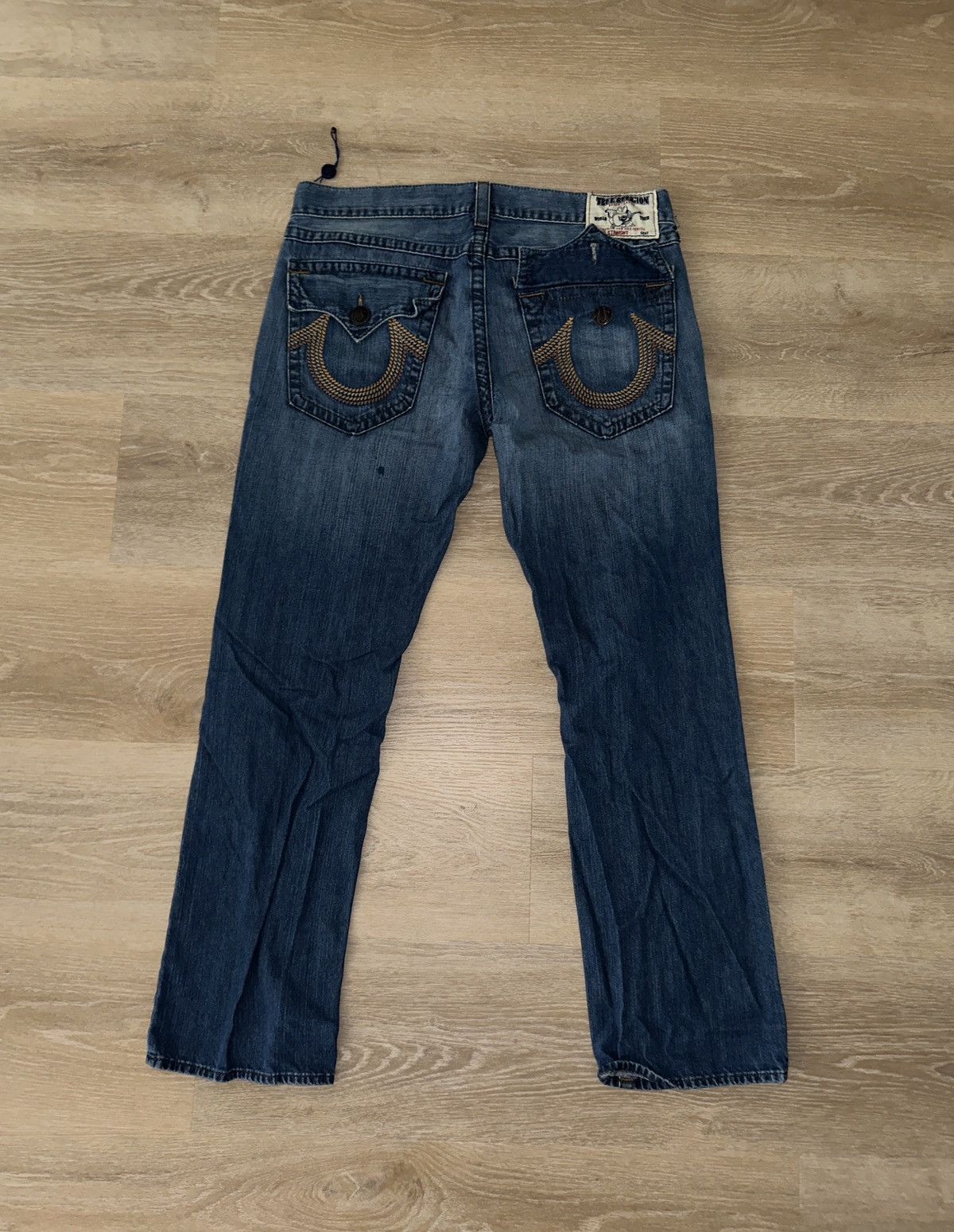 True Religion Vintage True Religion Straight Leg Denim Jeans Size 38 Size US 38 / EU 54 - 2 Thumbnail