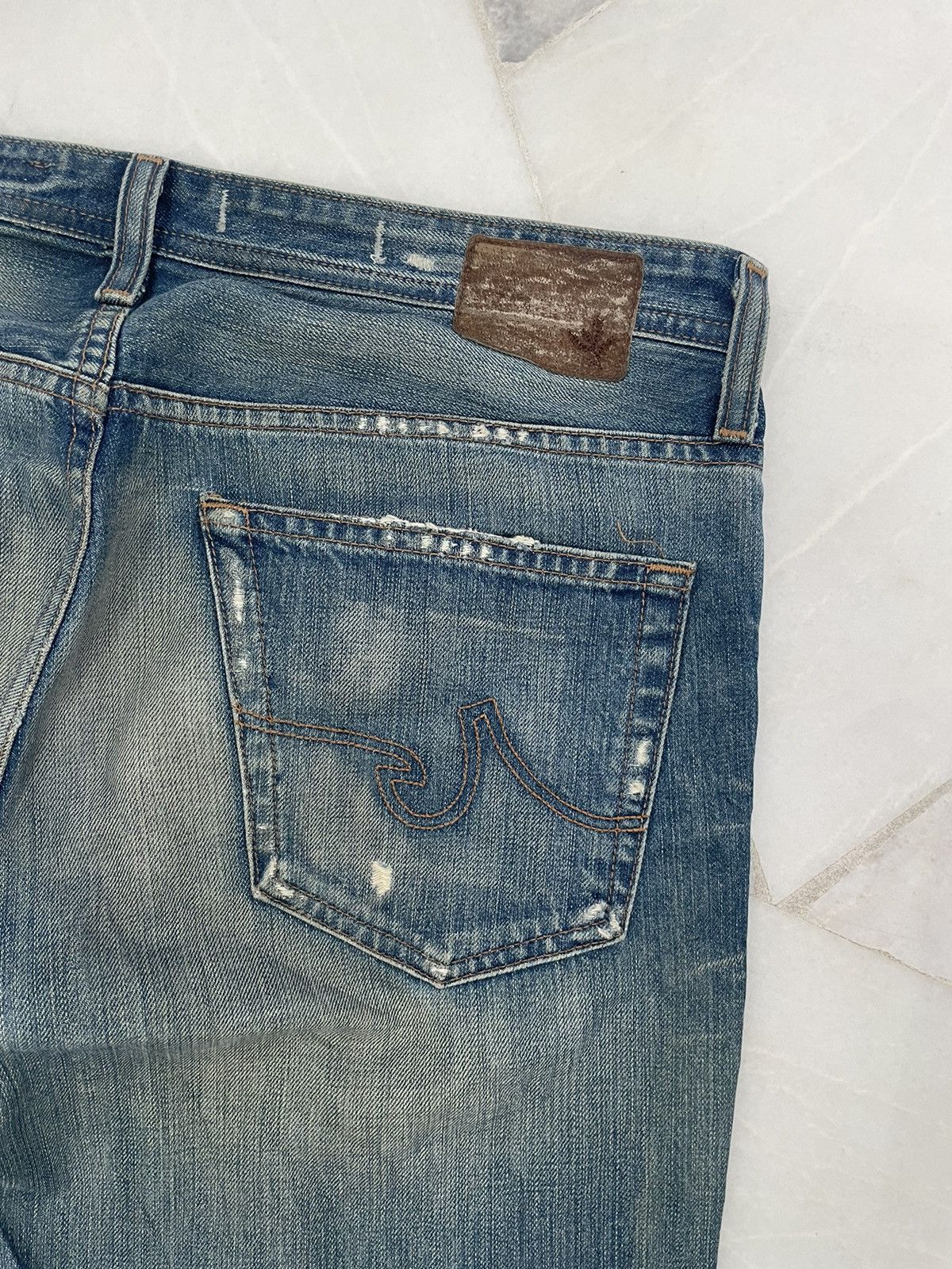 AG Adriano Goldschmied Adriano Goldschmied Slim Straight Leg Jeans Size US 36 / EU 52 - 5 Thumbnail