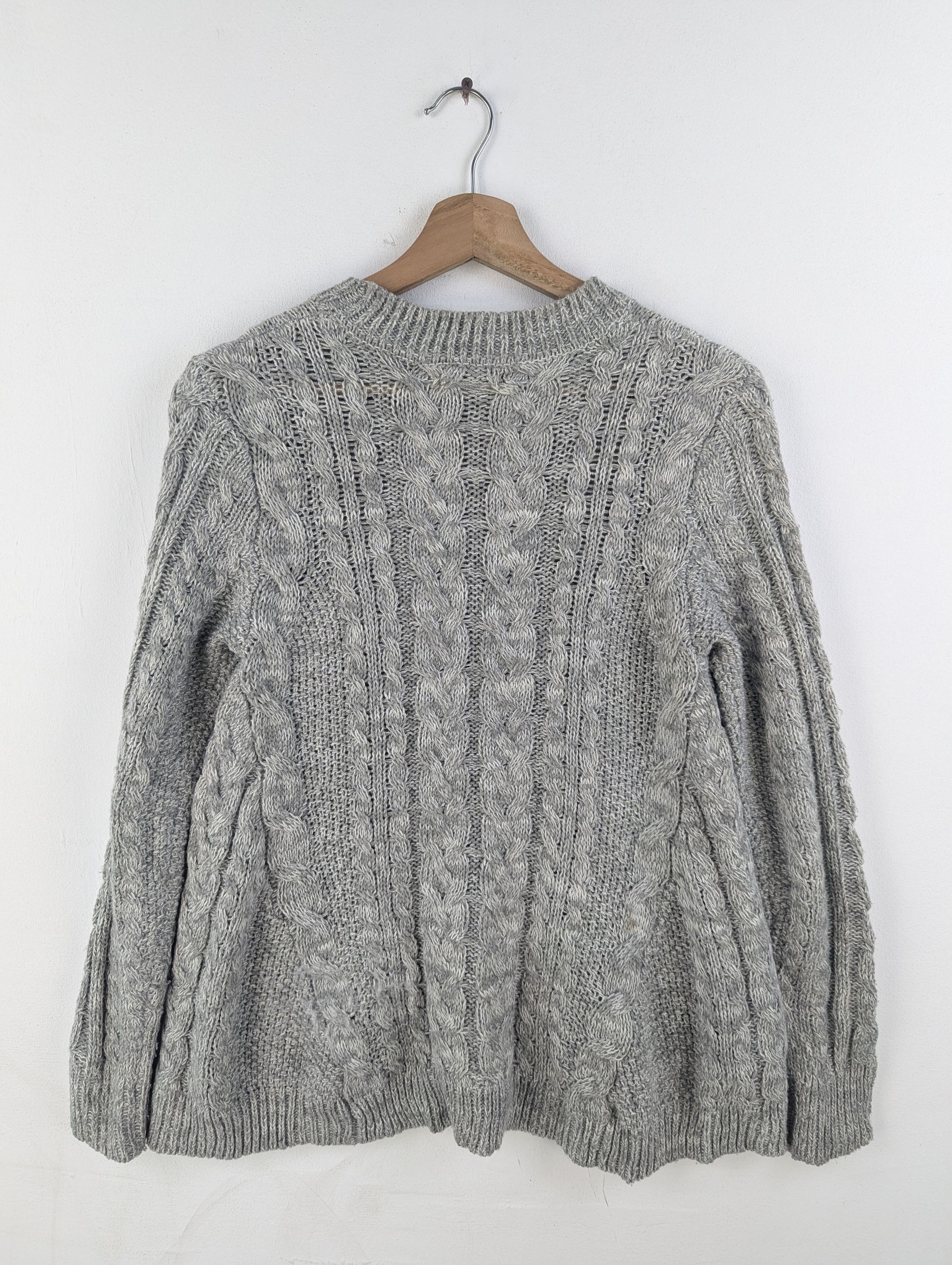 Aran Isles Knitwear × Japanese Brand × Vintage Vintage Knit Sweater Pattern by Raf Raf Size M / US 6-8 / IT 42-44 - 12 Thumbnail