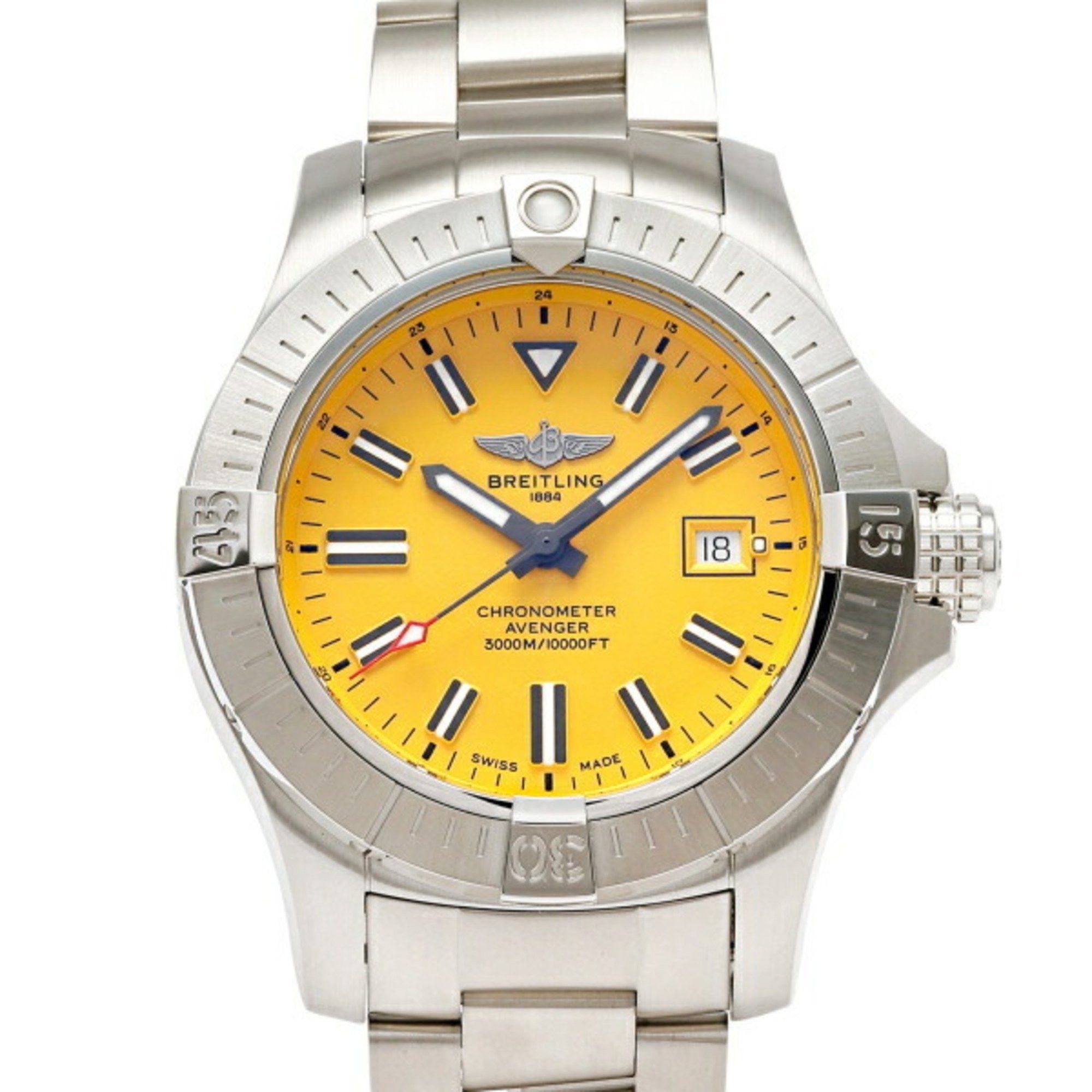 Breitling BREITLING Avenger Automatic 45 Seawolf A17319101I1A1 Yellow Dial Men's Watch __ Size ONE SIZE - 1 Thumbnail