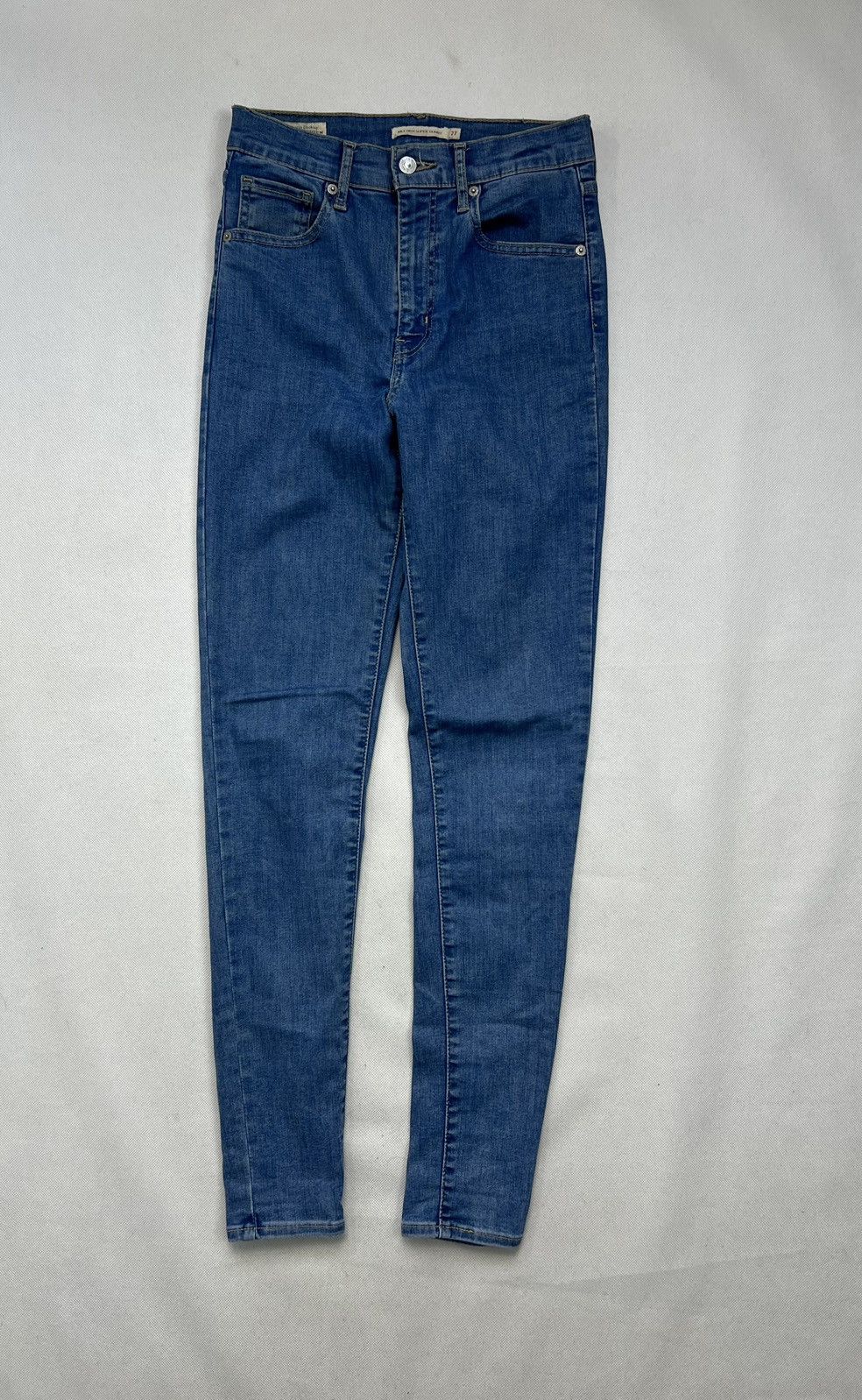 Levi's Spodnie Levi’s Mile High Super Skinny Damskie Jeansy Size 27" / US 4 / IT 40 - 3 Thumbnail