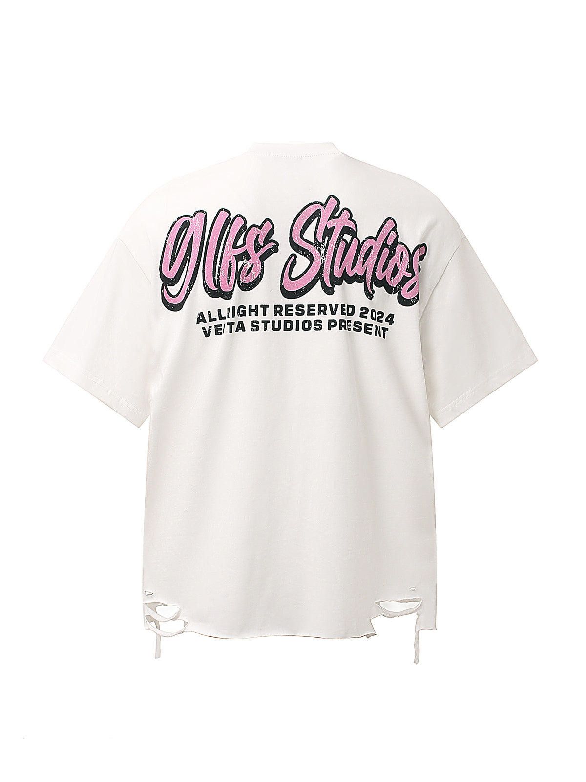 Vintage Retro Letter Graphic T-Shirt Size US M / EU 48-50 / 2 - 3 Thumbnail
