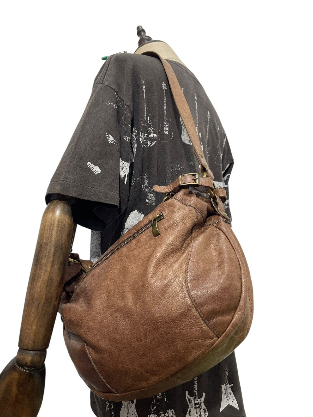 Leather Full Leather Limpronta Italy Tote Shoulder Bag 5🟩 Size ONE SIZE - 1 Thumbnail