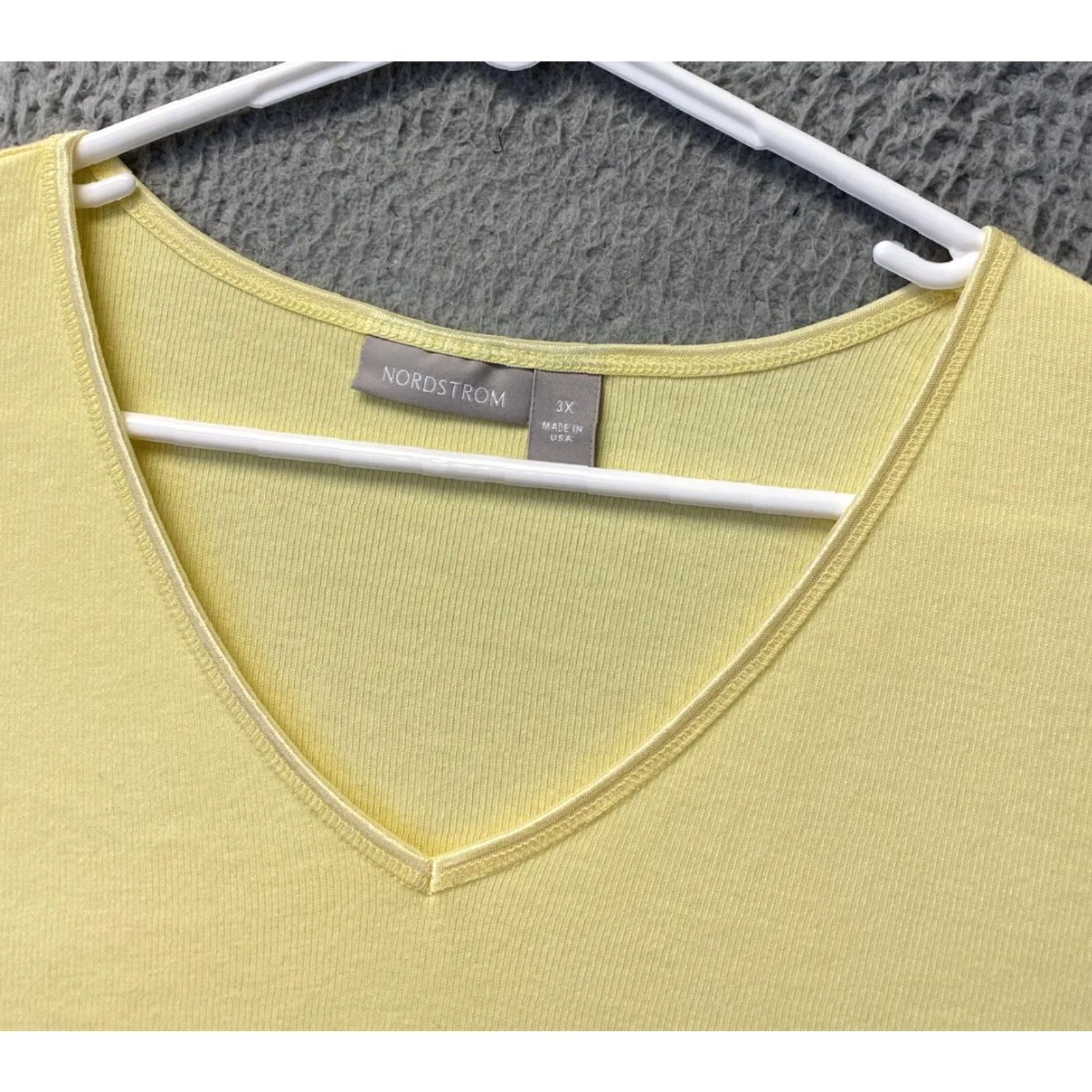 Croft & Barrow Croft & Barrow Nordstrom Shirt Womens 3XL 3/4 Sleeve V Neck Pullover Top 46-54 Size XXL / US 16-18 / IT 52-54 - 3 Thumbnail