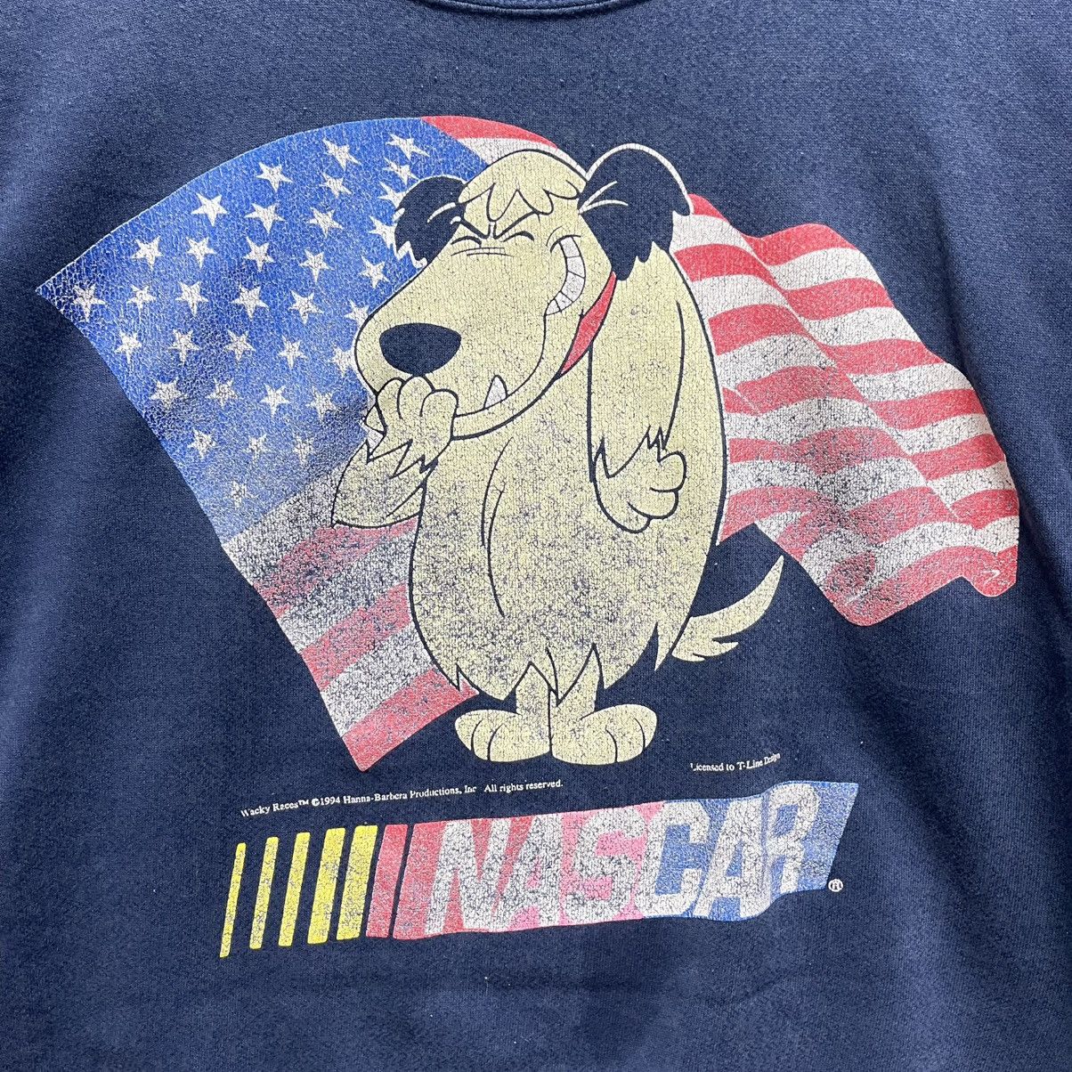 NASCAR Vintage 1994 Wacky Races × NASCAR Sweatshirt – Made in Japan Size US M / EU 48-50 / 2 - 3 Thumbnail