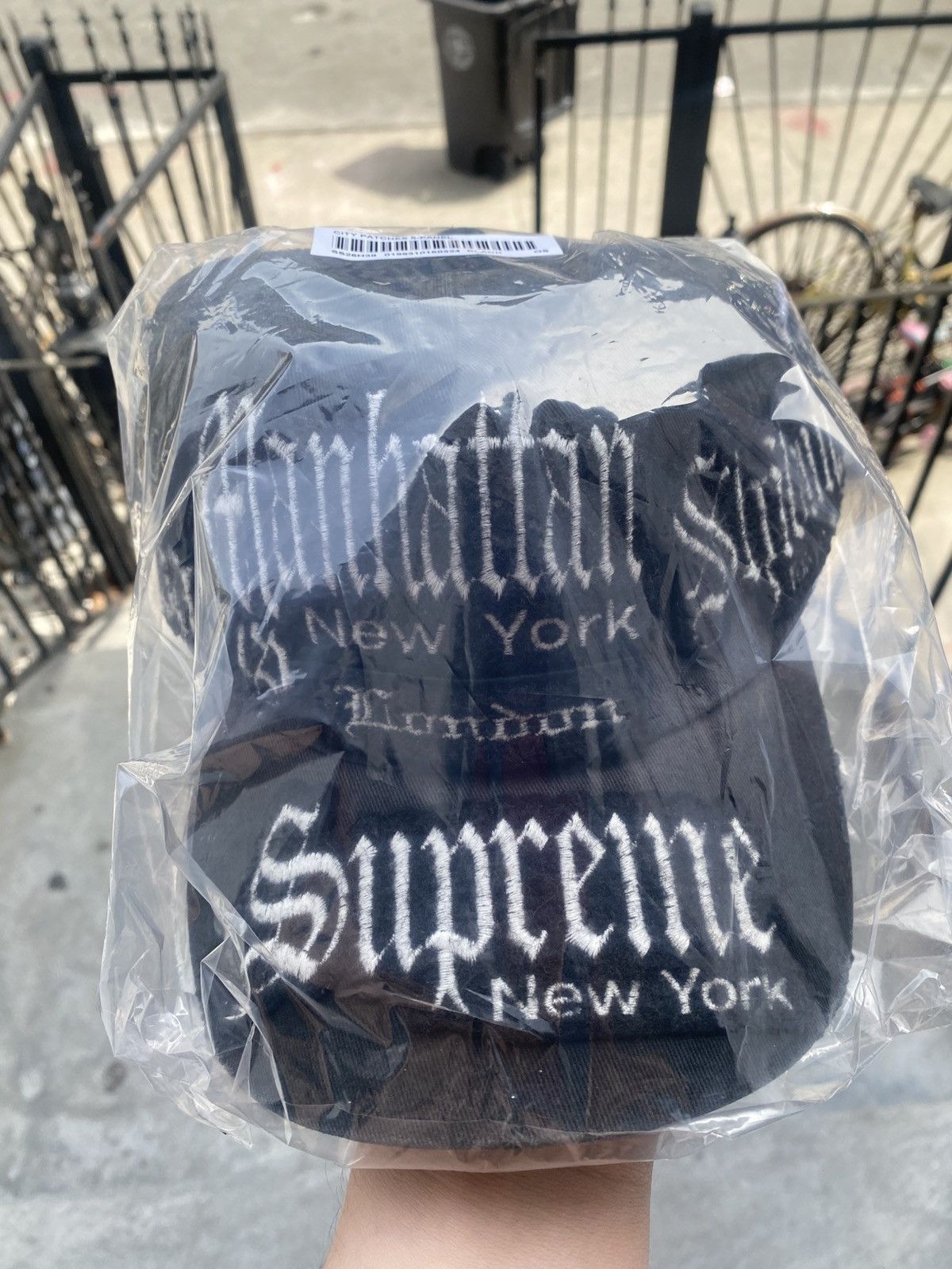 Supreme Supreme City Patches 6 Panel Hat Black Size ONE SIZE - 5 Thumbnail