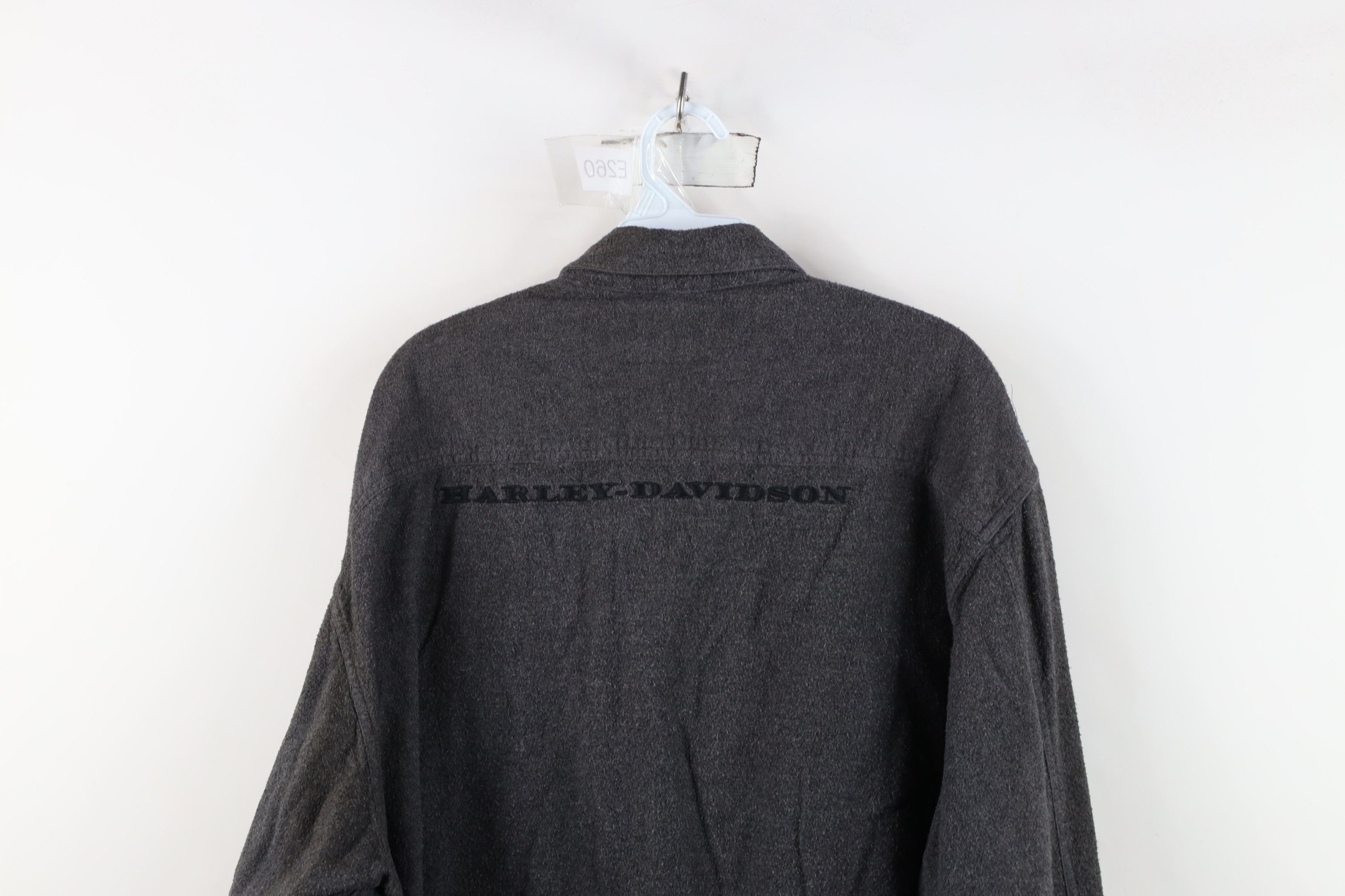 Harley Davidson Vintage 90s Harley Davidson Chamois Cloth Button Shirt Size US XXL / EU 58 / 5 - 13 Thumbnail