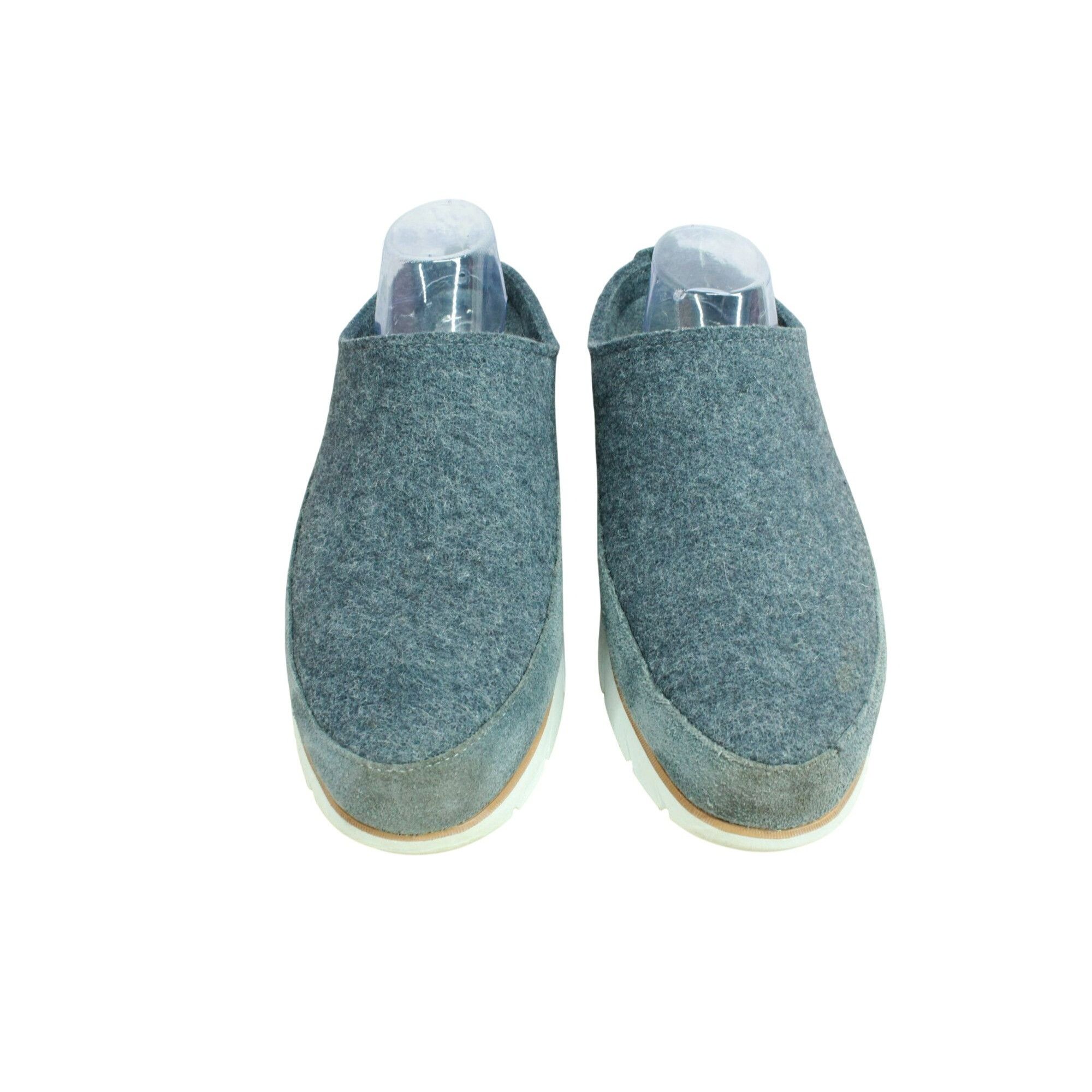 L.L. Bean LL Bean Men’s Gray Wool Slip-On Cozy Slipper Clogs 11 M Size US 11 / EU 44 - 5 Thumbnail