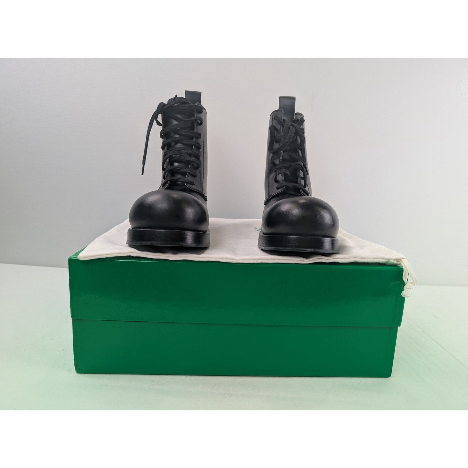 Bottega Veneta o1rshd1 Tokyo Brush Calf Rubber Ankle Boots in Black Size US 10 / EU 43 - 13 Thumbnail