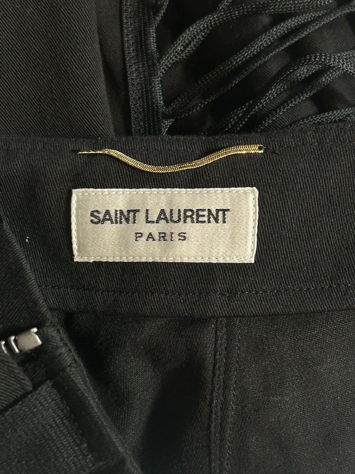 Saint Laurent Paris NWT! SS19 Runway Aviator Lace Up Shorts Size US 32 / EU 48 - 6 Thumbnail