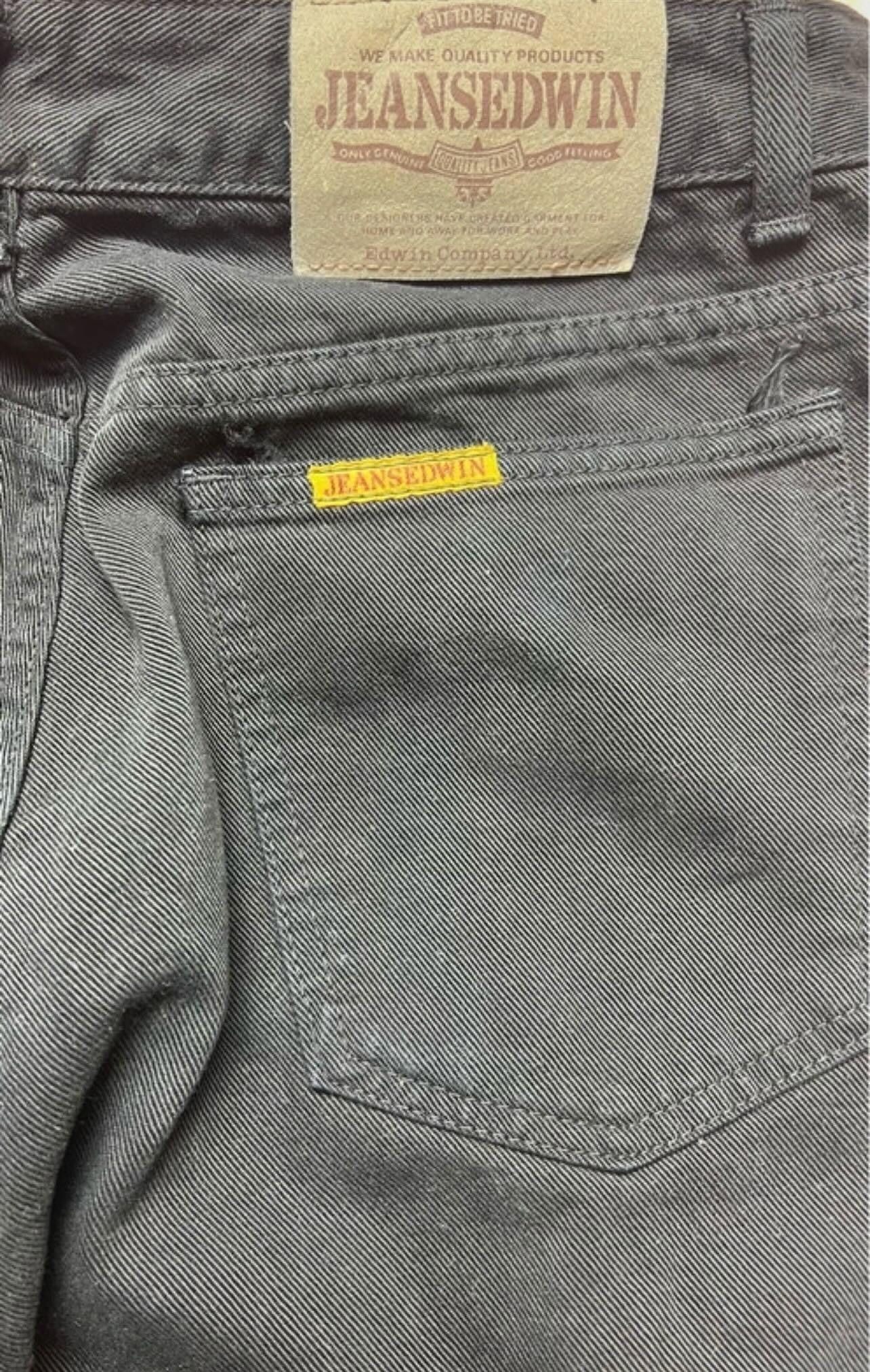 Edwin Edwin Black denim pants Y2k Size US 33 - 4 Thumbnail
