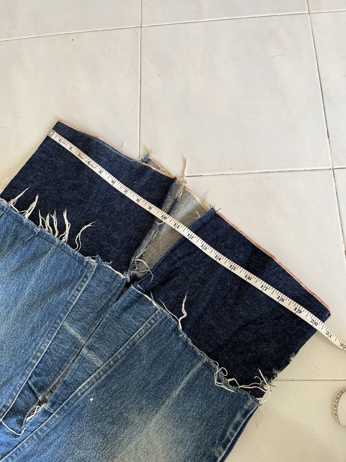Levi's Reconstructed Vintage 80’s Levis Orange Tab Skirt Size 28" / US 6 / IT 42 - 18 Thumbnail