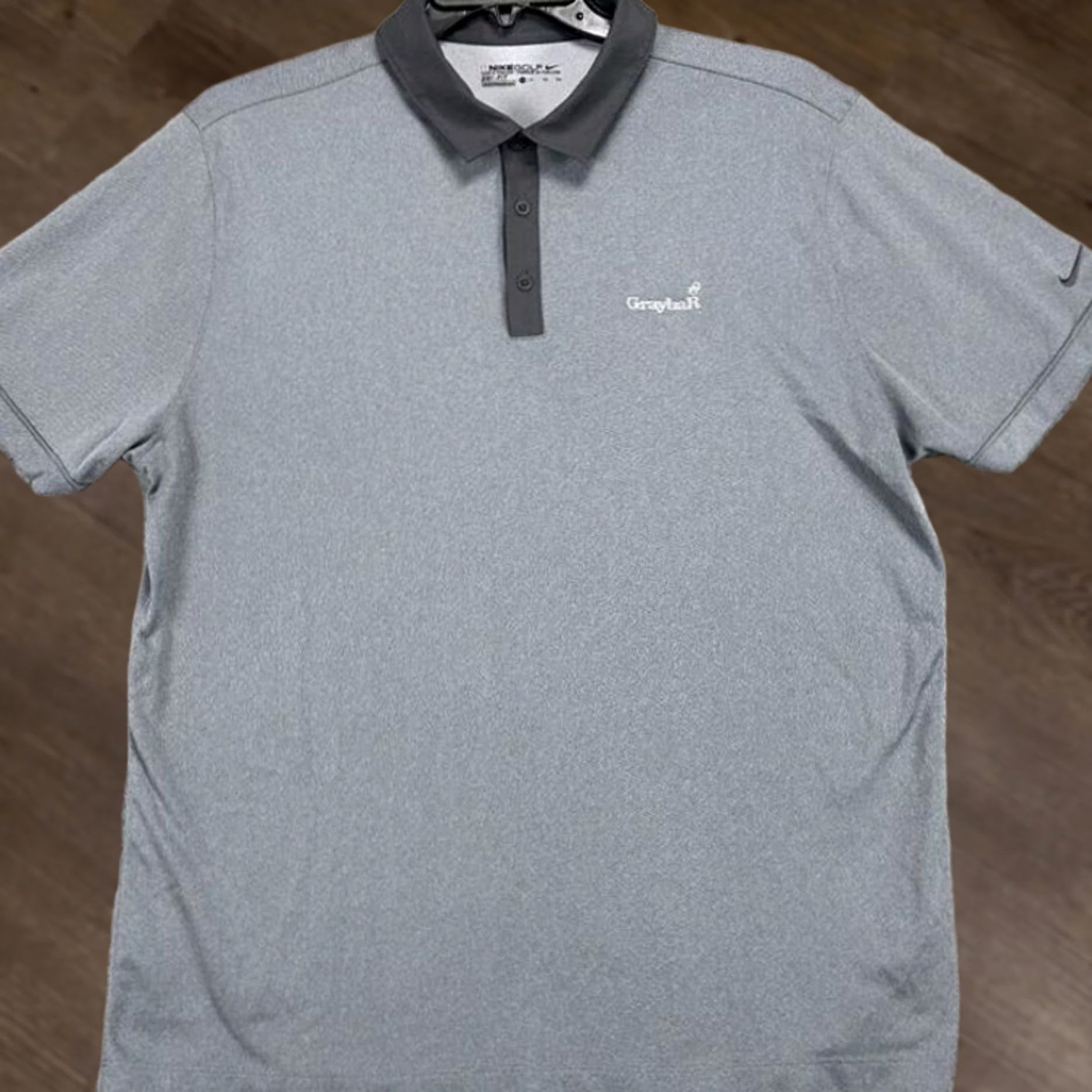Nike Nike Golf Polo Shirt Adult XL Gray Dri-Fit Athletic Short Sleeve Rugby Mens Size US XL / EU 56 / 4 - 1 Thumbnail