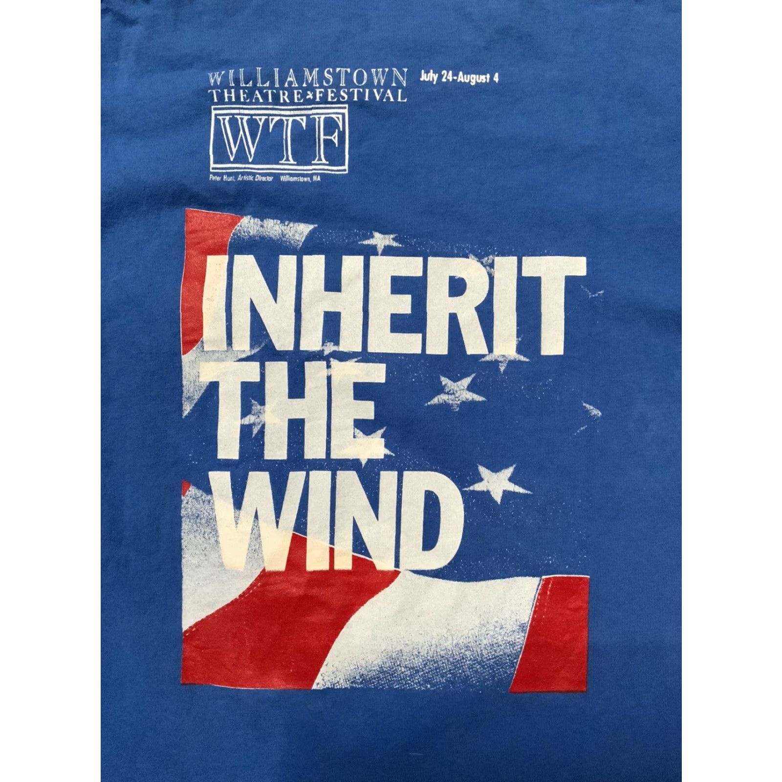 Vintage VINTAGE Williamstown Theatre Festival Inherit The Wind Single Stitch T-Shirt XL Size US XL / EU 56 / 4 - 4 Thumbnail