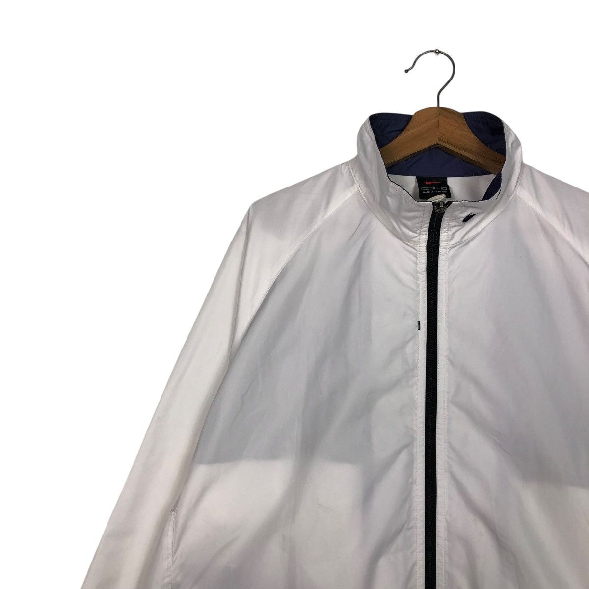 Nike 🔥VINTAGE ZIPPER JACKET BOMBER NIKE LOGO COLLAR Size US L / EU 52-54 / 3 - 9 Thumbnail