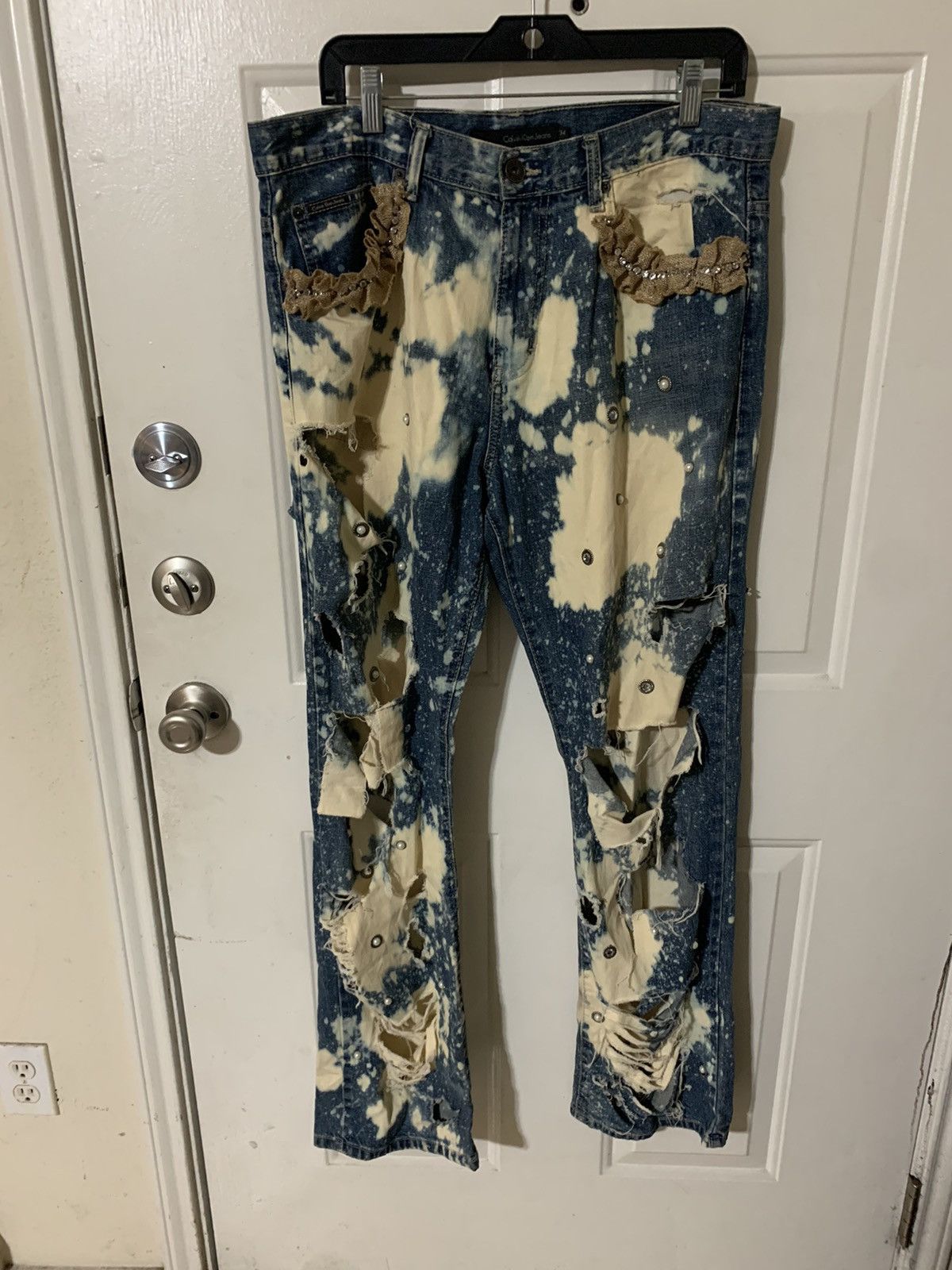 Gucci bleached jeans 2025