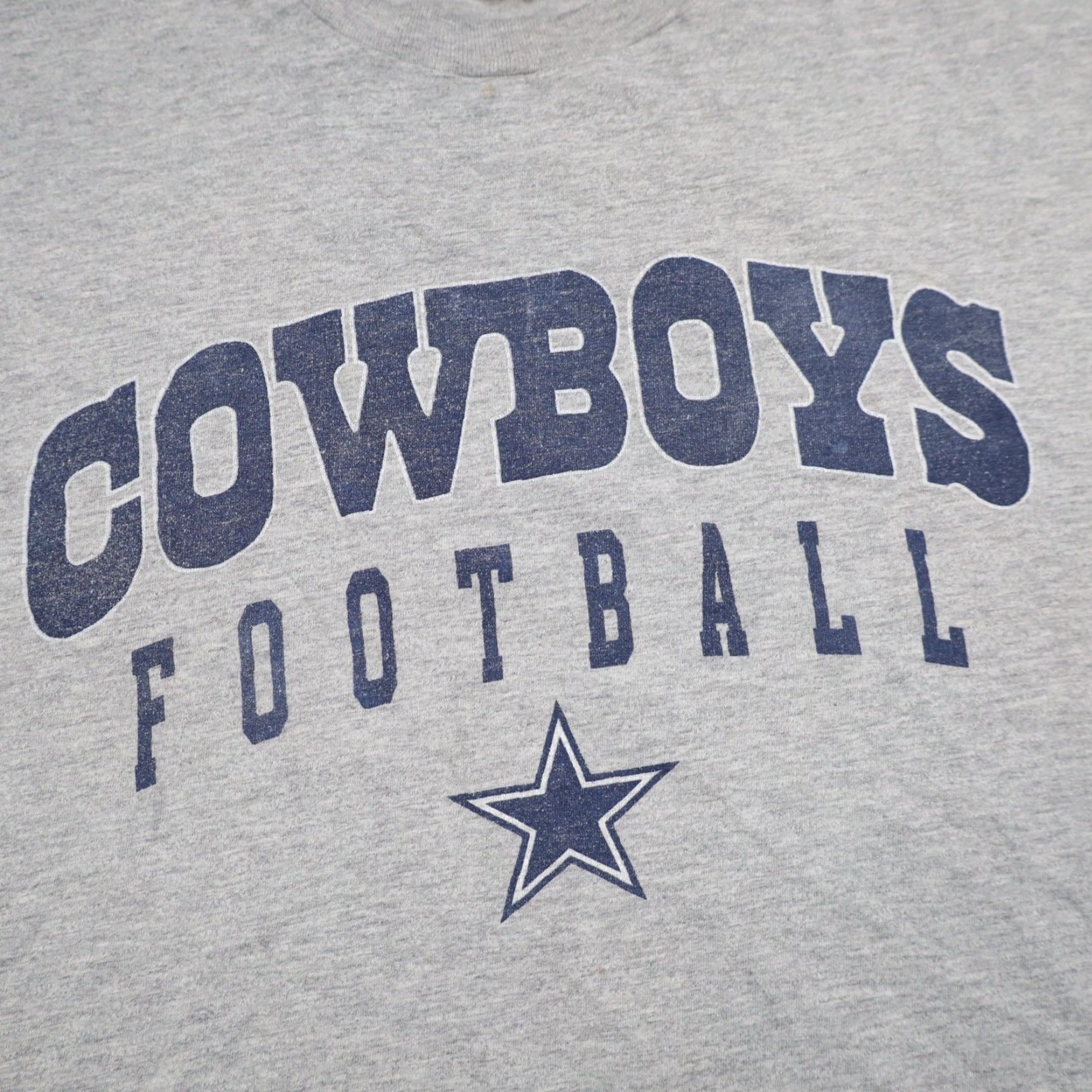 Champion VINTAGE Champion Dallas Cowboys Football Spellout Graphic Shirt Mens Large Gray Size US L / EU 52-54 / 3 - 4 Thumbnail