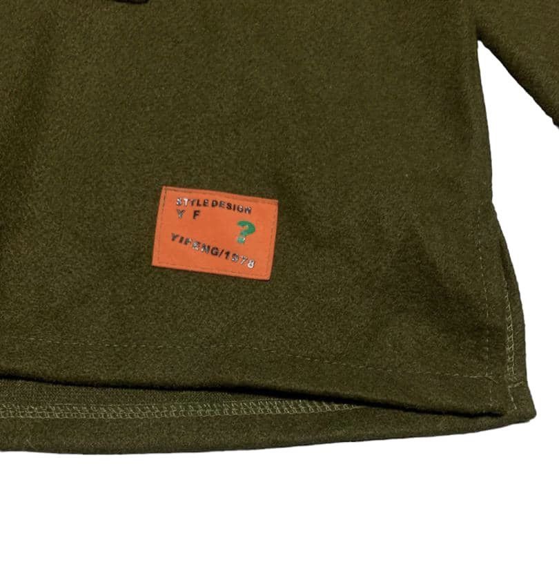 If Six Was Nine Vintage Army Green Hoodie Over Size Size US XXL / EU 58 / 5 - 5 Thumbnail