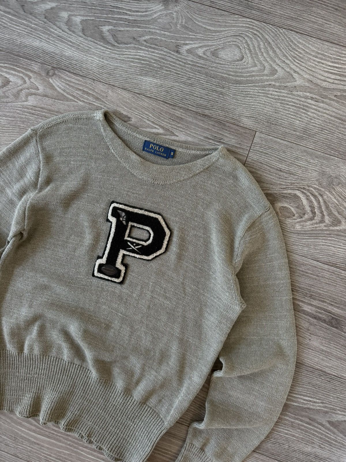 Polo Ralph Lauren Polo Ralph Lauren Grey Luxury Casual Knitted Sweater Size US S / EU 44-46 / 1 - 10 Thumbnail