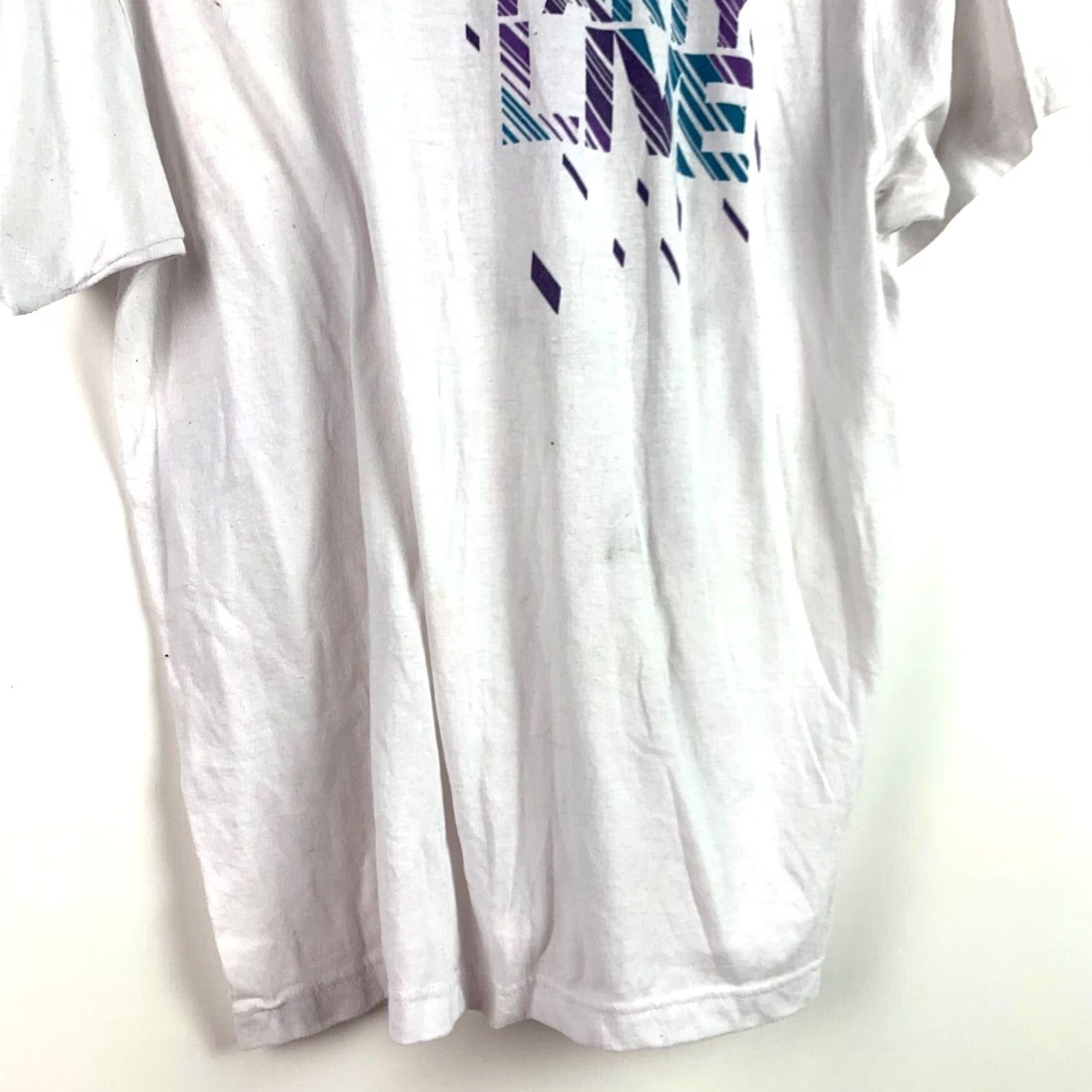 Olive Zumba Fitness Party Live White Graphic Short Sleeve Shirt Top One Size Womens T-Shirt Crew Neck Cozy 2010s Trend (N/A) Size ONE SIZE - 4 Thumbnail