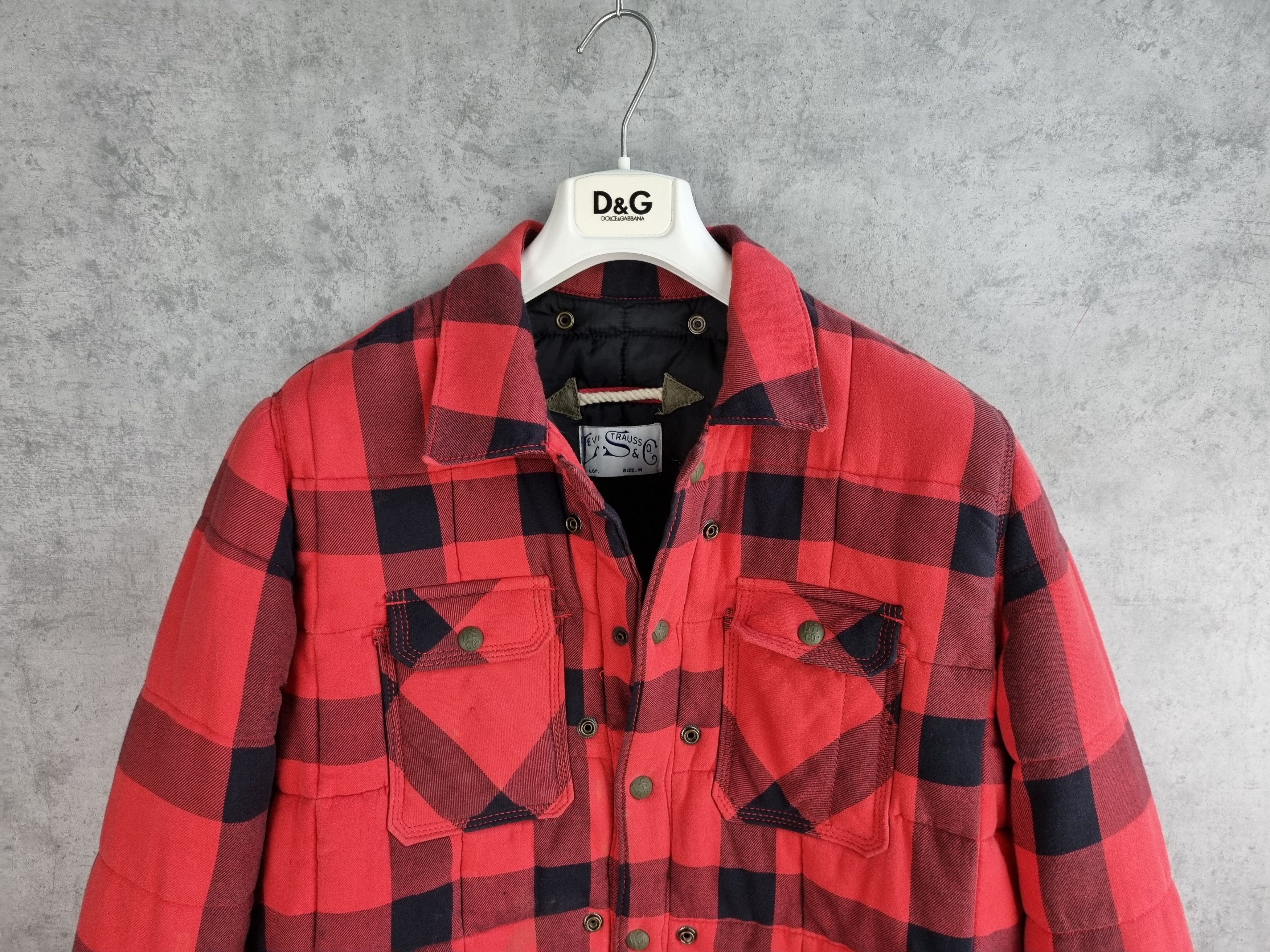 Levi's × Levi's Vintage Clothing Levis Plaid Vintage Aesthetic Distressed Jacket Size US M / EU 48-50 / 2 - 2 Thumbnail