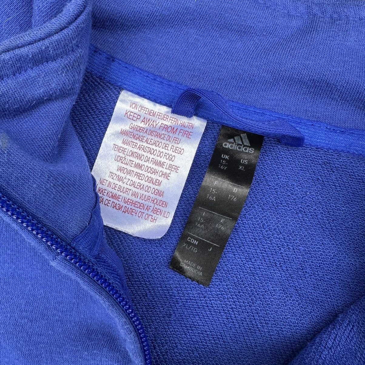 Adidas Vintage Adidas Kids Zip Sweater 15-16 Years Y2K 00s USA Size US XXS / EU 40 - 7 Thumbnail